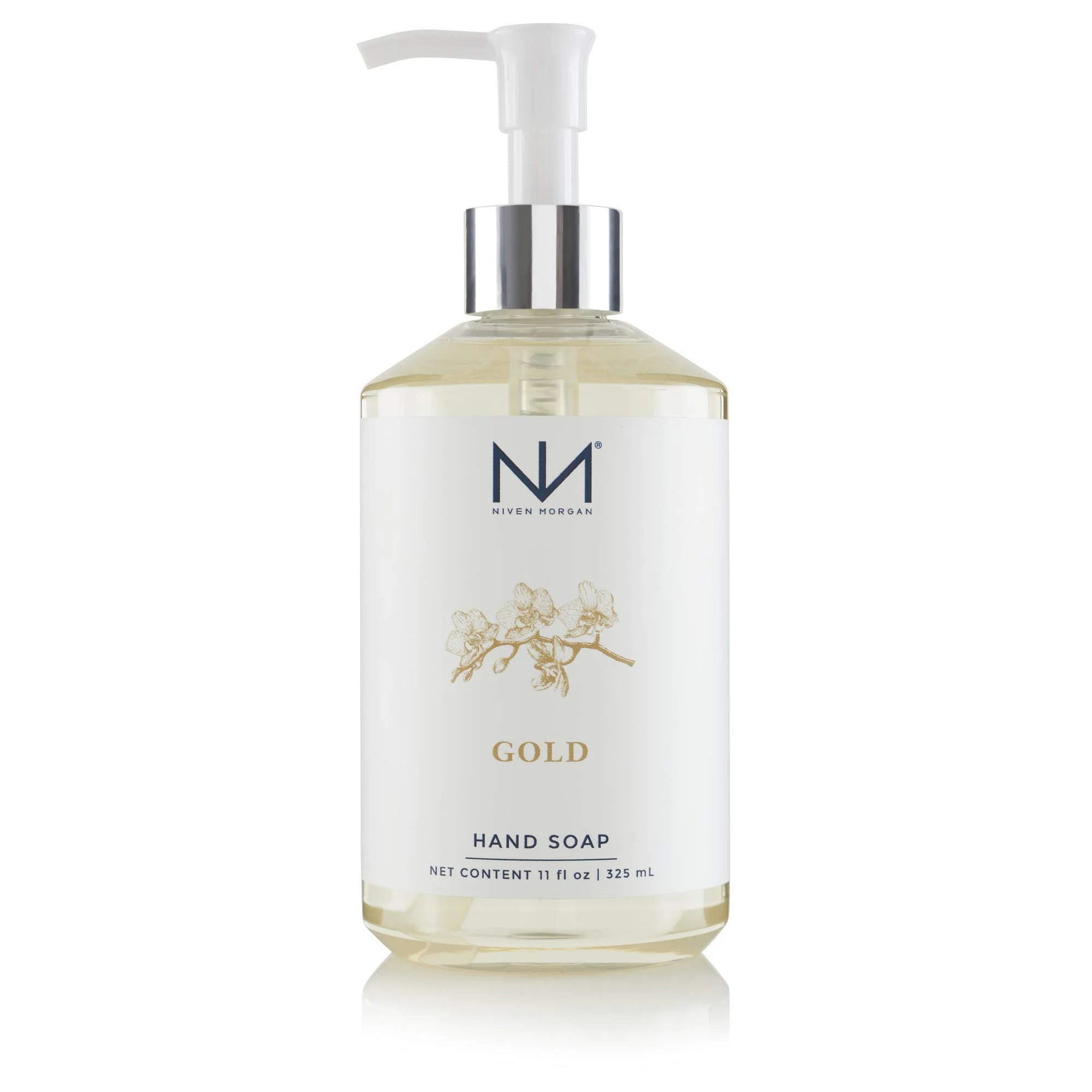 Outstanding Niven Morgan Gold Hand Soap 11 oz - Luxury Liquid Hand Wash with Rich Lather Elegant Fragrance for Kitchen and Bathroom Convenient