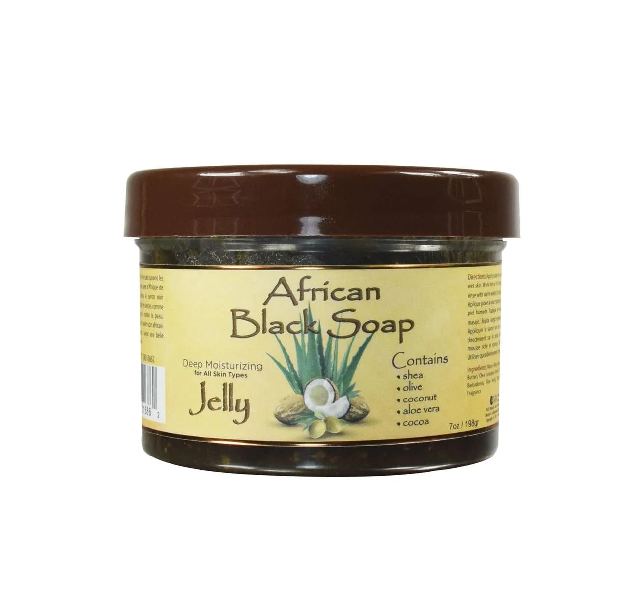 Casual OKAY African Black Soap Jelly Antiseptic Wash - Acne Blemish Cleanser for Face Body Helps with Dark Spots Uneven Skin Tone Sulfate Silicone Dependable