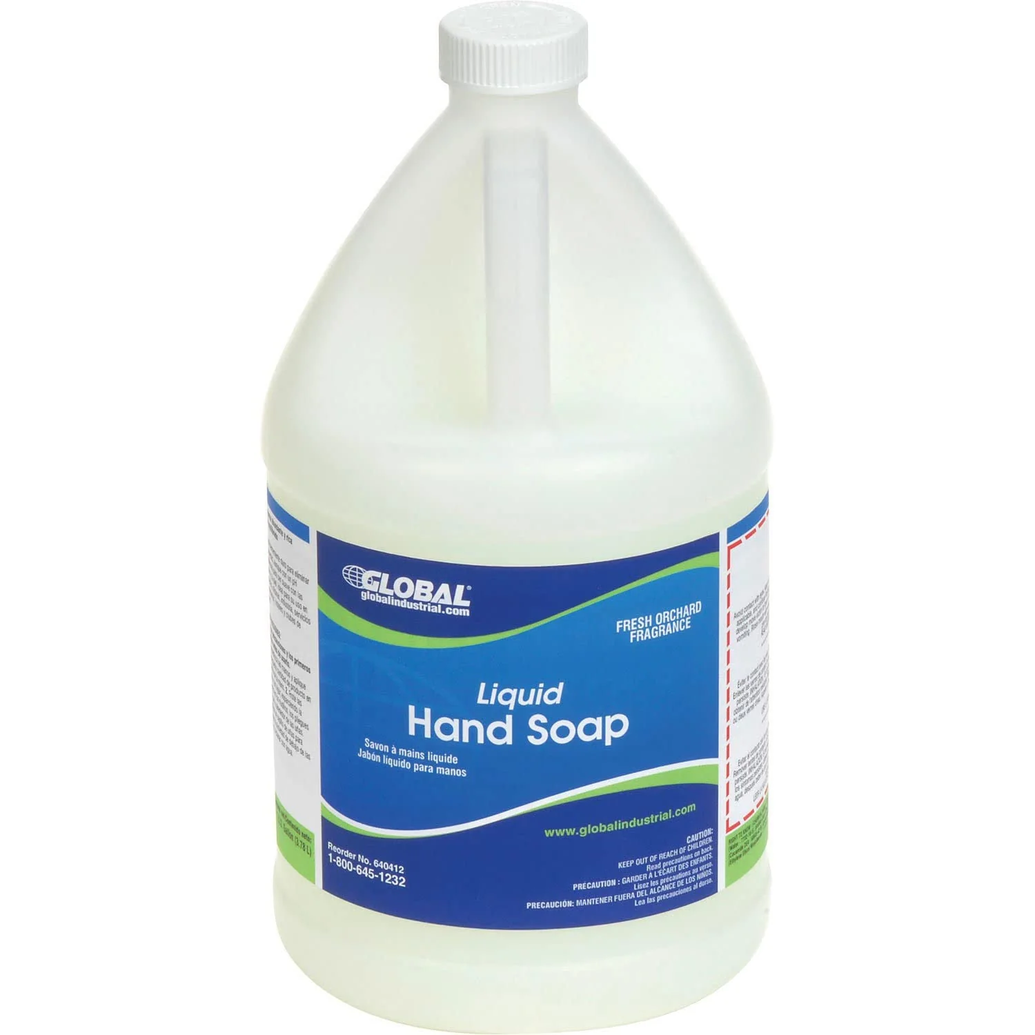 Environmentally Friendly Global Industrial General Purpose Liquid Hand Soap Fresh Orchard Scent 1 Gallon Bottle 4 Bottles Commercial Industrial Moisturizing Liquid Hand Responsible