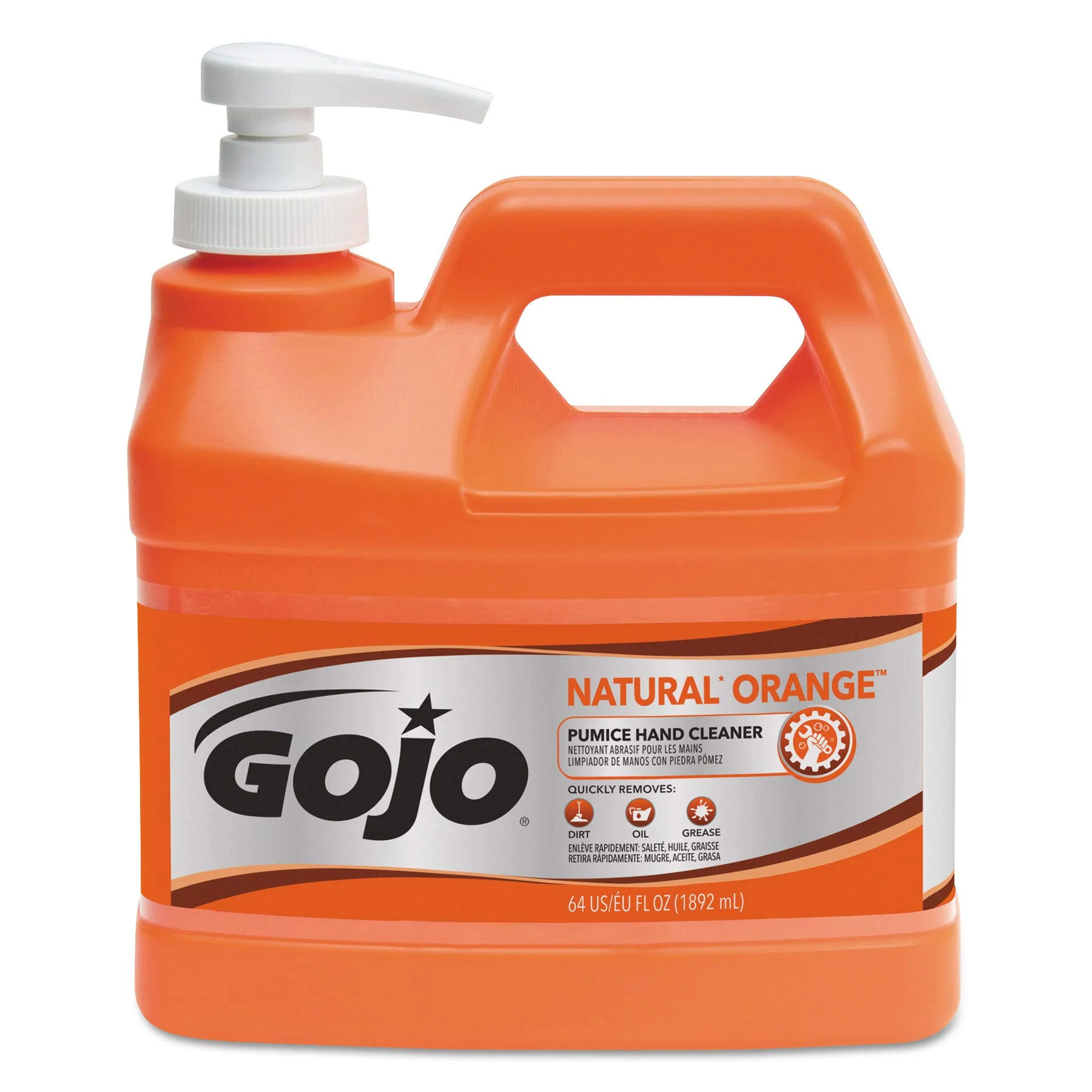 User-Friendly Gojo Natural Orange Scent Pumice Hand Cleaner 0.5 gal. Luxury
