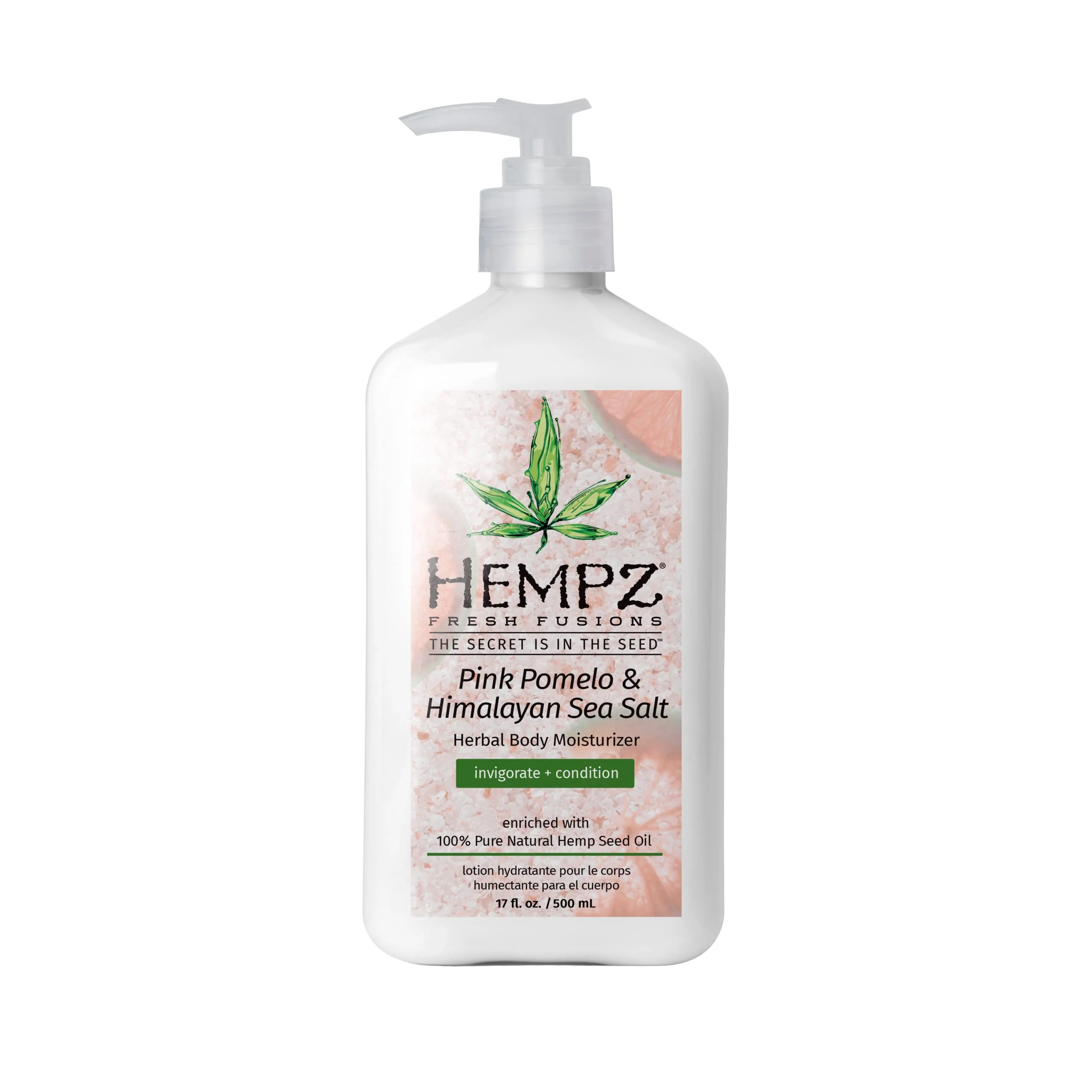 Trendy HEMPZ Body Lotion Pink Pomelo Himalayan Sea Salt Daily Moisturizing Cream 17 Fl Oz Sustainable