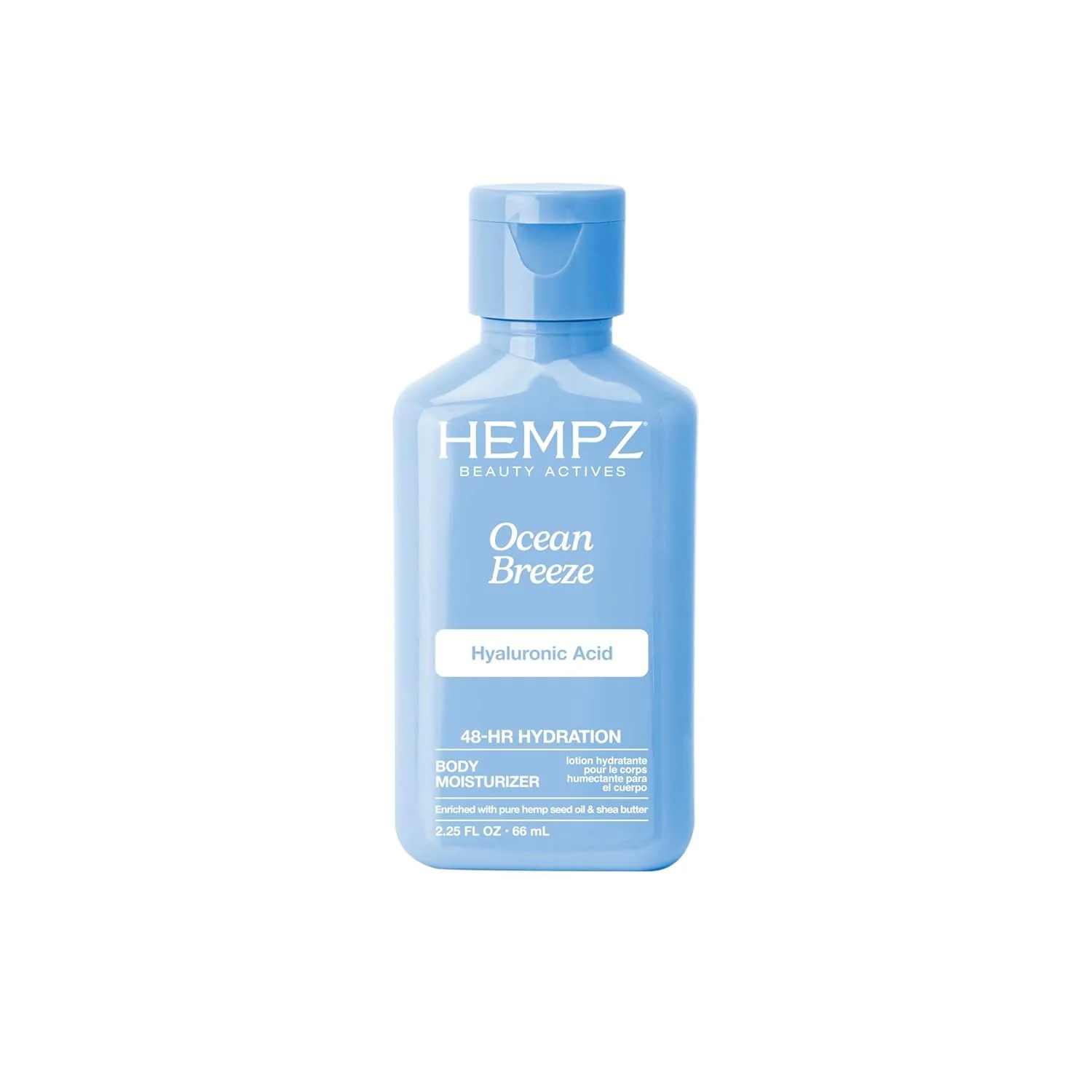 Consistent Hempz Body Lotion - Ocean Breeze Limited Edition Mini Daily Moisturizing Cream Shea Butter Aloe Body Moisturizer - Skin Care Products All Natural Original Design