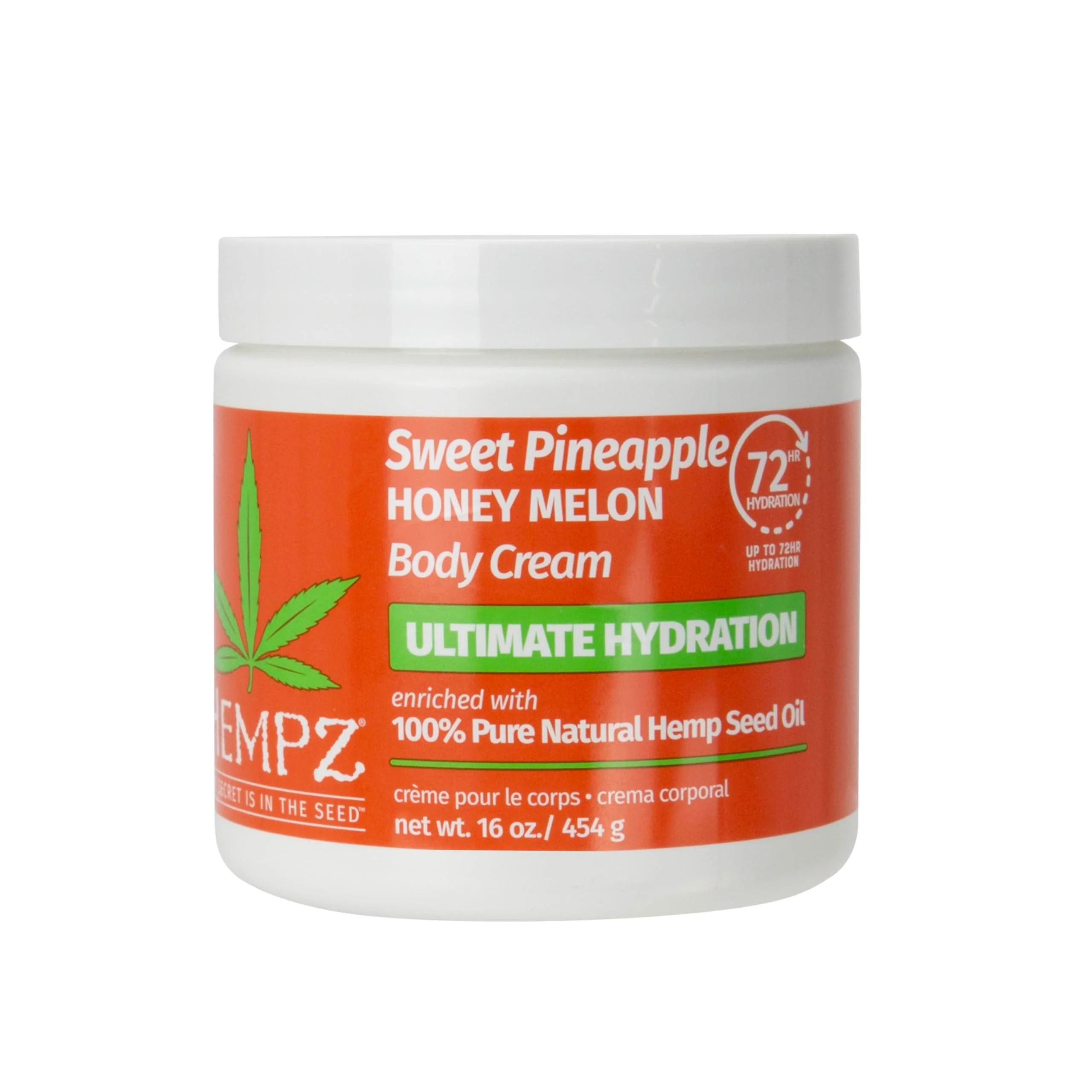 Expertly Made Hempz NEW Lux Body Cream Sweet Pineapple Honey Melon Herbal Ultra Hydrating 16 oz. Innovative