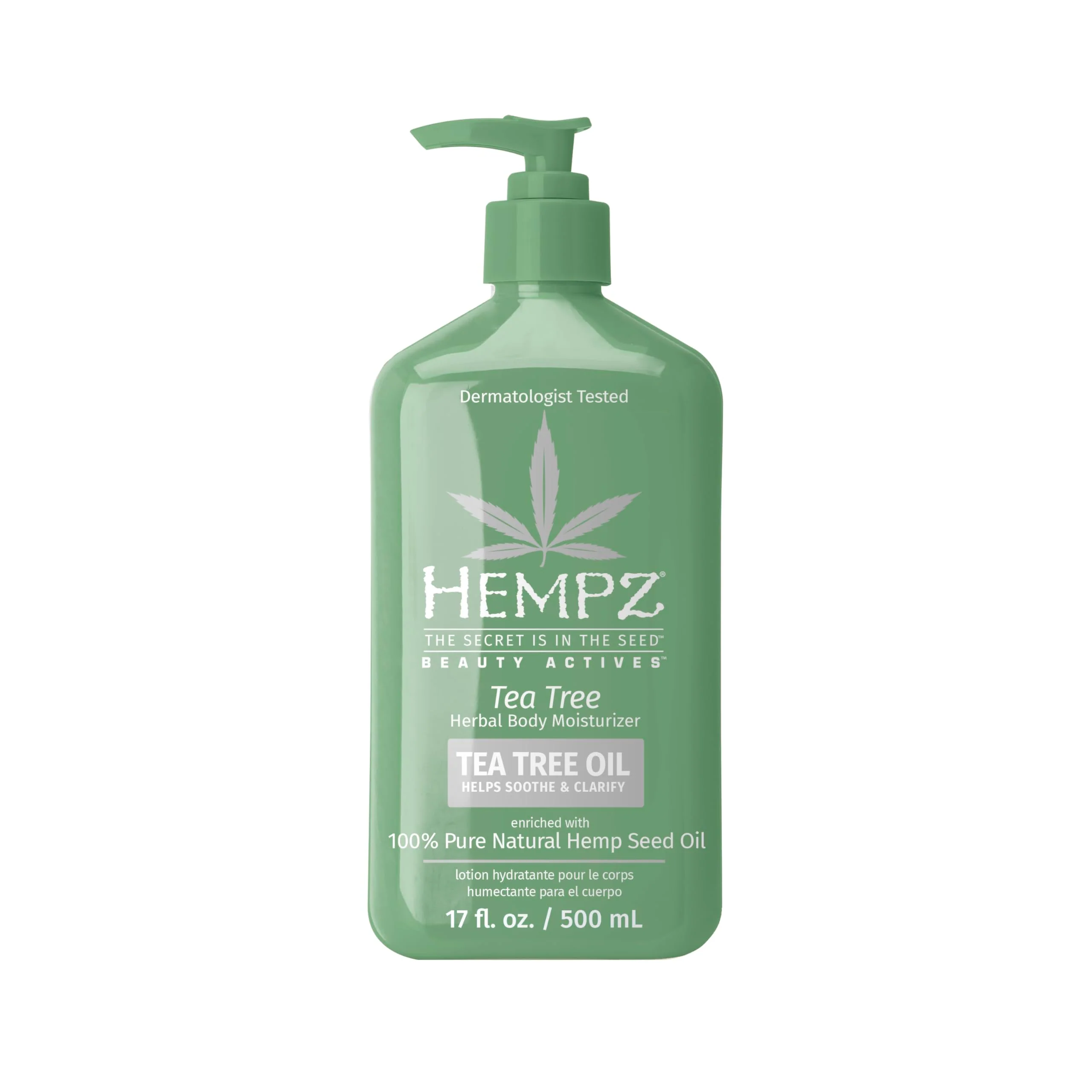 High-Quality Hempz Tea Tree Herbal Body Moisturizer 17 oz. Excellent