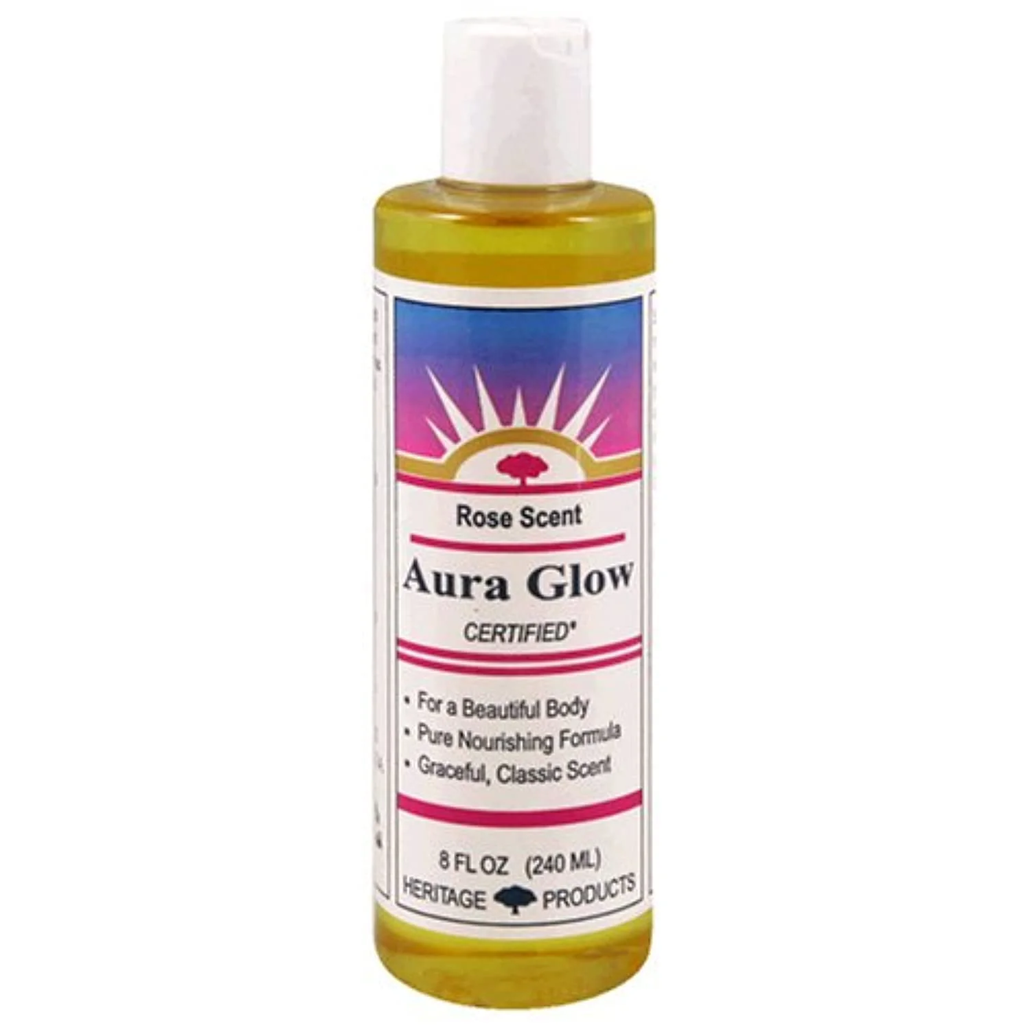 Flexible Heritage Products Aura Glow Rosa Scent 8 Fluid Ounces 240 ml Pack of 6 Smart