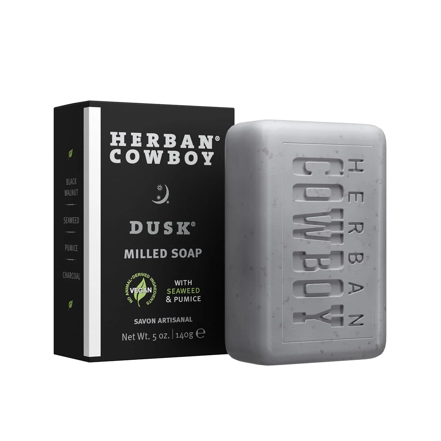 Eco-Friendly Herban Cowboy Dusk Body Soap with Hints of Lemon Lavender and Patchouli 6 Pack Dusk Enhanced