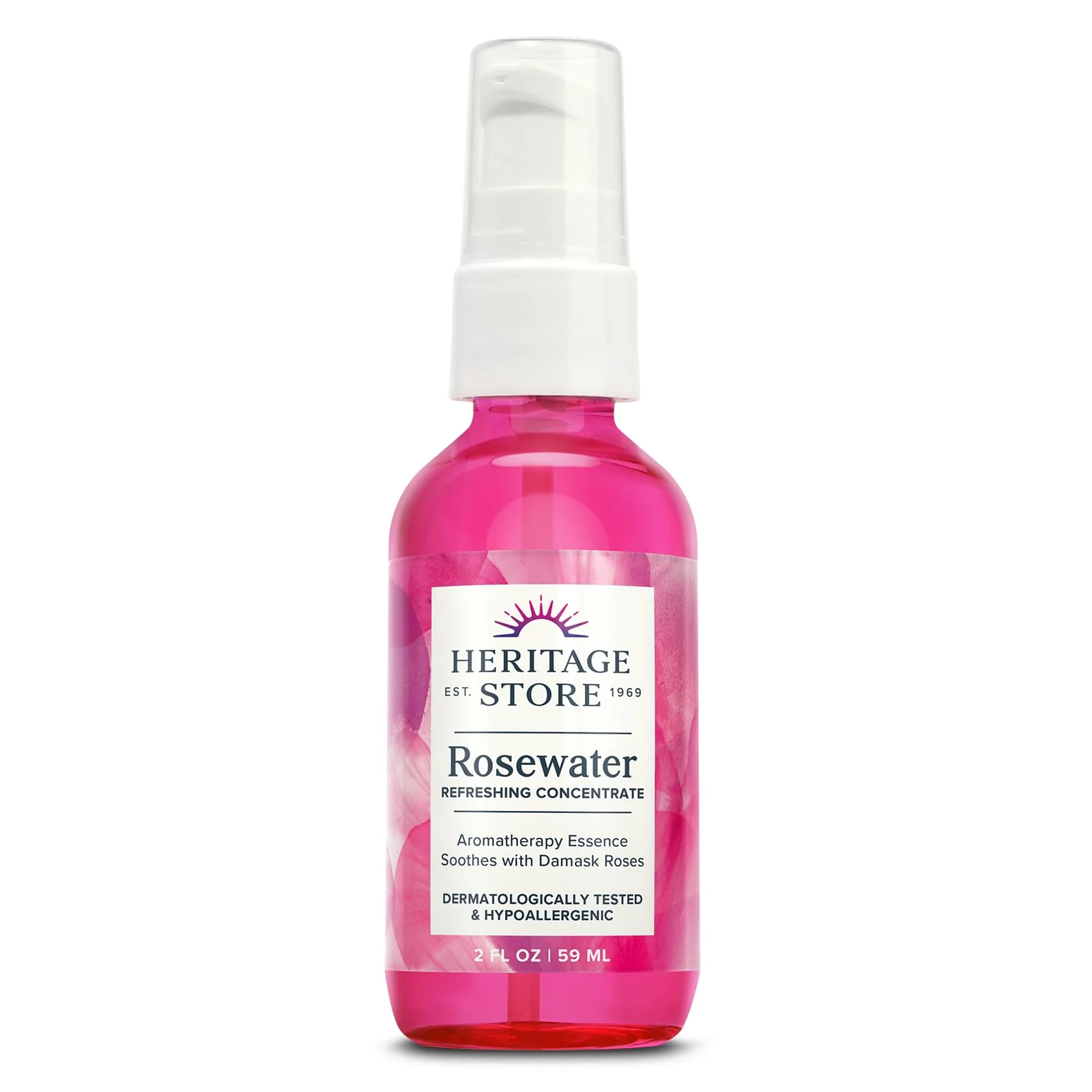 Comfortable HERITAGE STORE Rosewater Concentrate - Aromatherapy Essence w Damask Rose - Add Water for a Hydrating Face Mist or Blend Into Unscented Beauty Expertly Made