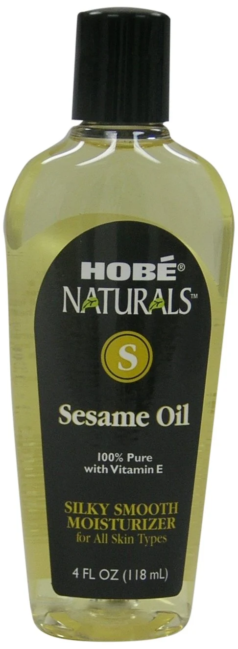 High-End Hobe Naturals Sesame Oil 4-Fluid Ounce Pack of 3 Premium