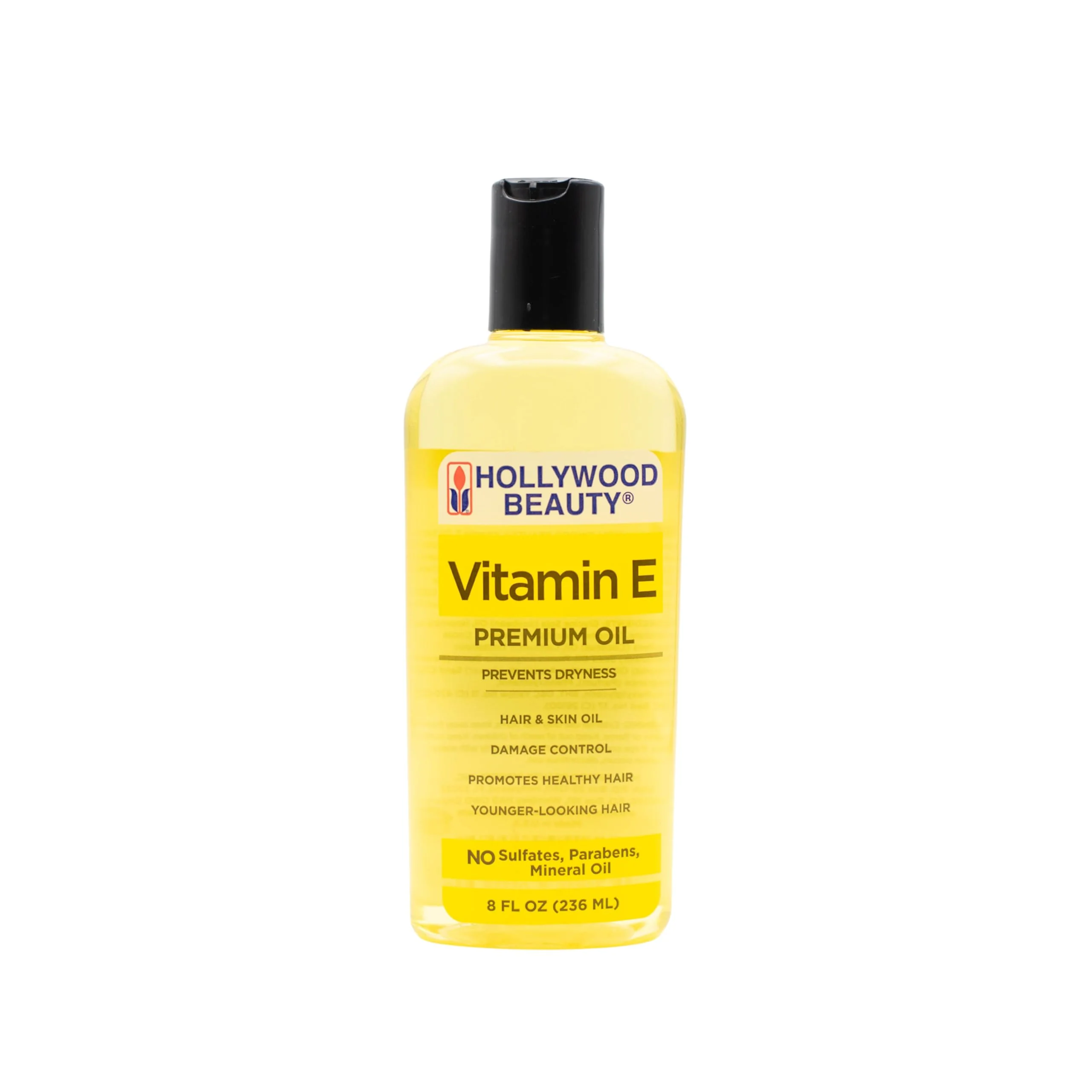 Environmentally Friendly Hollywood Beauty Vitamin E Hair Skin Oil 8 oz - Prevents Dryness Stimulates Healthy Hair Growth Repairs Damaged Skin Anti-Aging High-End