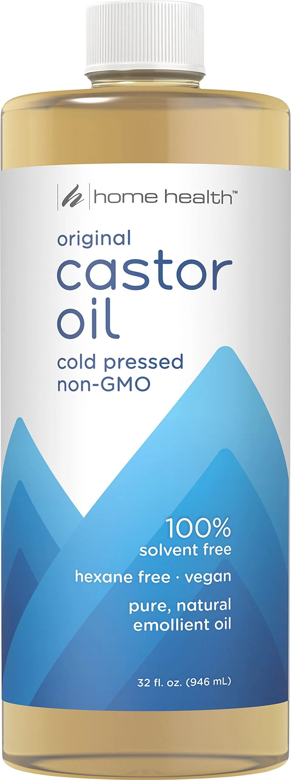 Fine Home Health Castor Oil Promotes Healthy Hair And Skin Natural Skin Moisturizer - Pure Cold Pressed Non-GMO Hexane- Solvent- Flexible