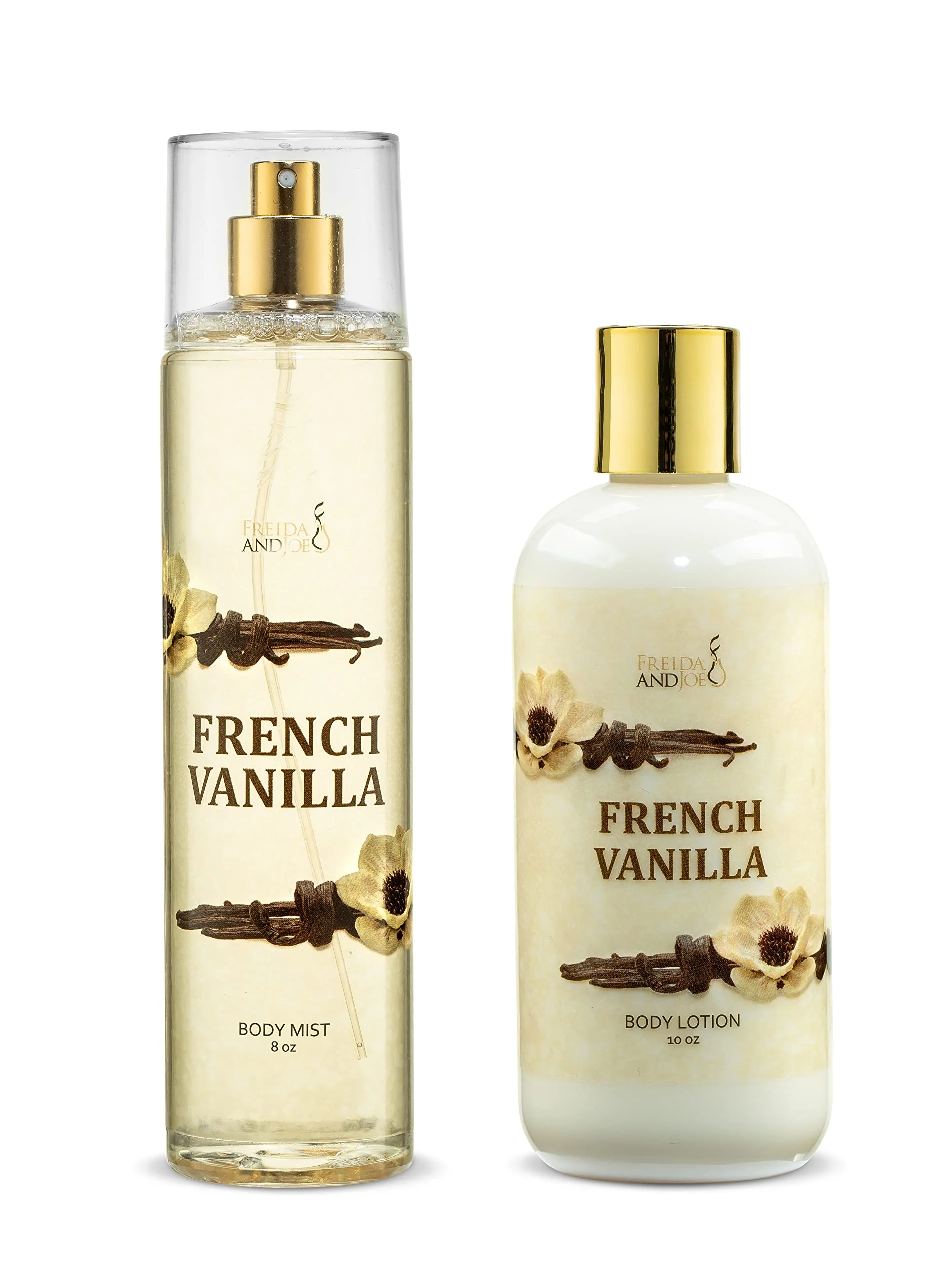 Convenient Home Spa Gift 10oz Deep Moisturizing Fragrance Body Lotion 8 oz. Fine Fragrance Body Mist Set Luxury Self-Care Combo for Women and Girls French Trusted