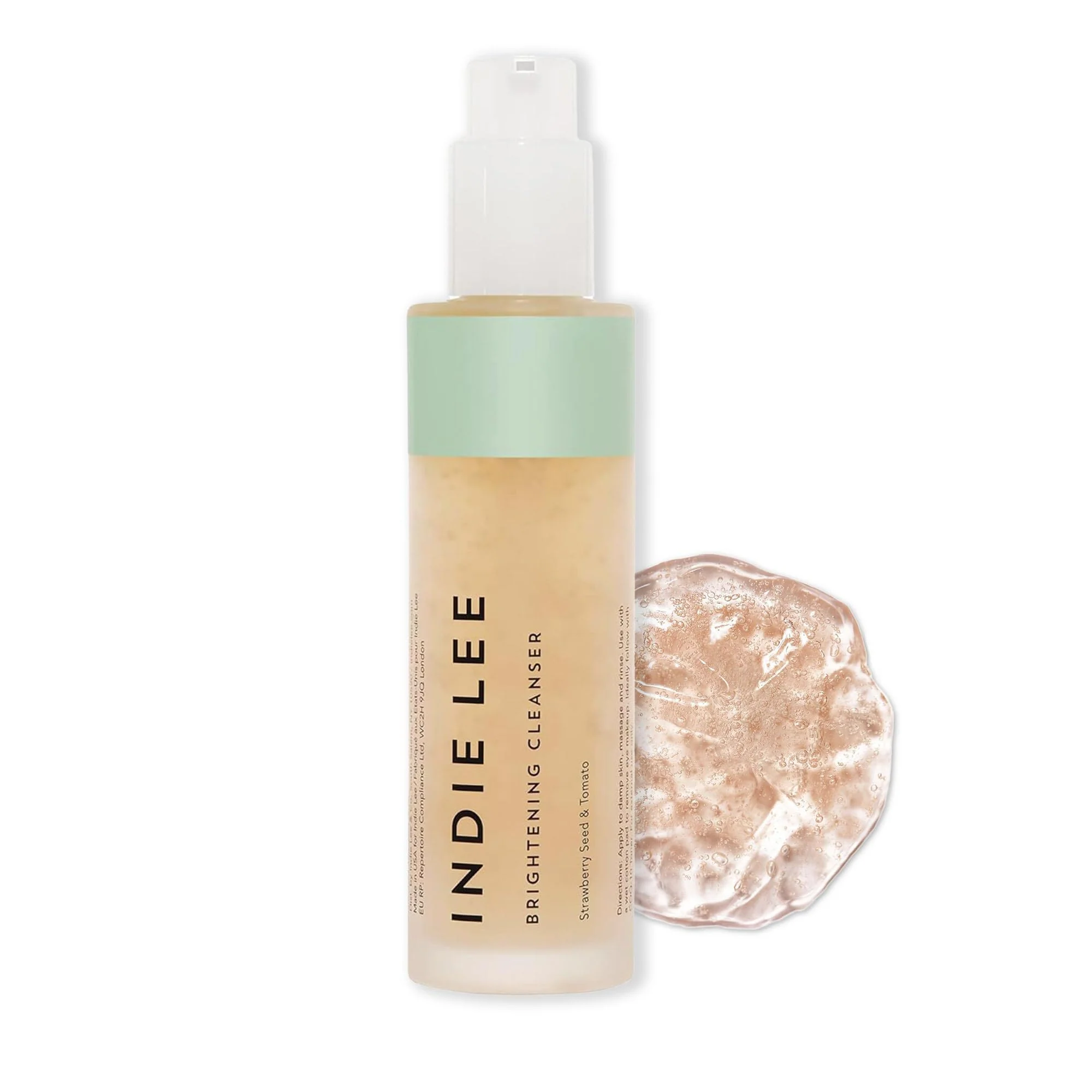 Quality Indie Lee Brightening Facial Cleanser - Daily Hydrating Cleanser Makeup Remover Exfoliating Face Mask to Brighten Firm Protect Dry Skin - Clean Secure