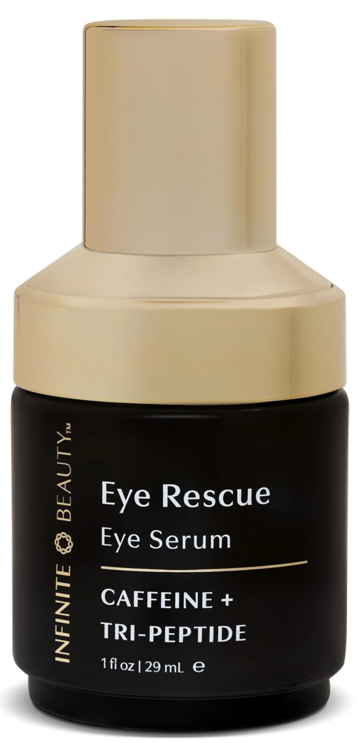 User-Friendly Infinite Beauty Eye Rescue Eye Serum - Caffeine Tri-peptide - Reduces Puffiness Dark Circles Hydrates Brightens Delicate Skin Anti-Aging 1 Practical