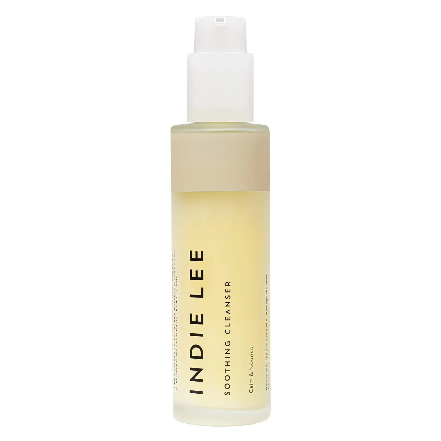 Excellent Indie Lee Soothing Facial Cleanser Gentle Moisturizing Face Wash Makeup Remover for Sensitive Skin Hydrate Calm Redness with Rose Damascena Original