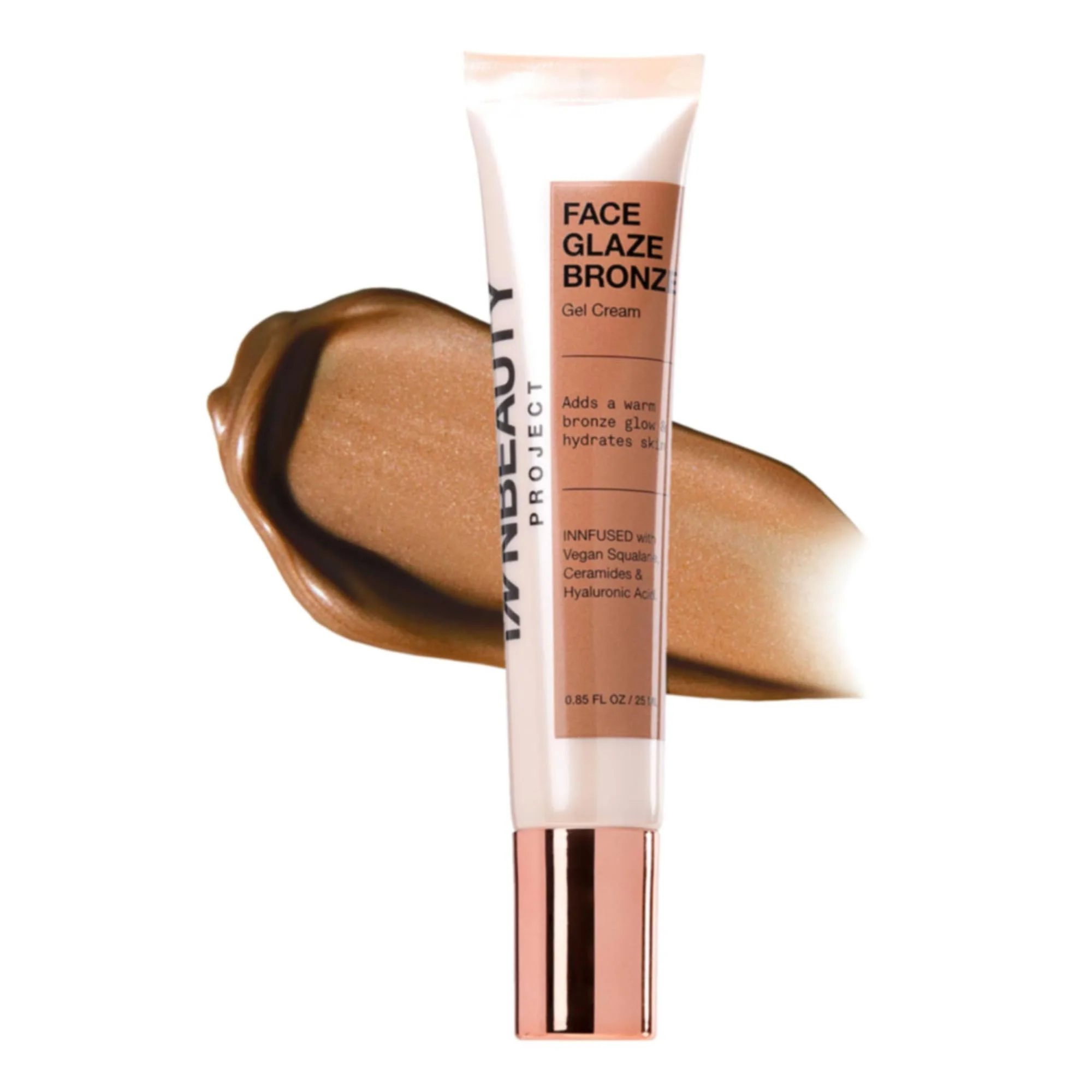Reliable INNBEAUTY Project Face Glaze Bronze Highlighting Cream Skin Barrier Protect Glow Moisturizer with Ceramides Hydrating Actives 0.85 OZ 25ml Fine Crafted