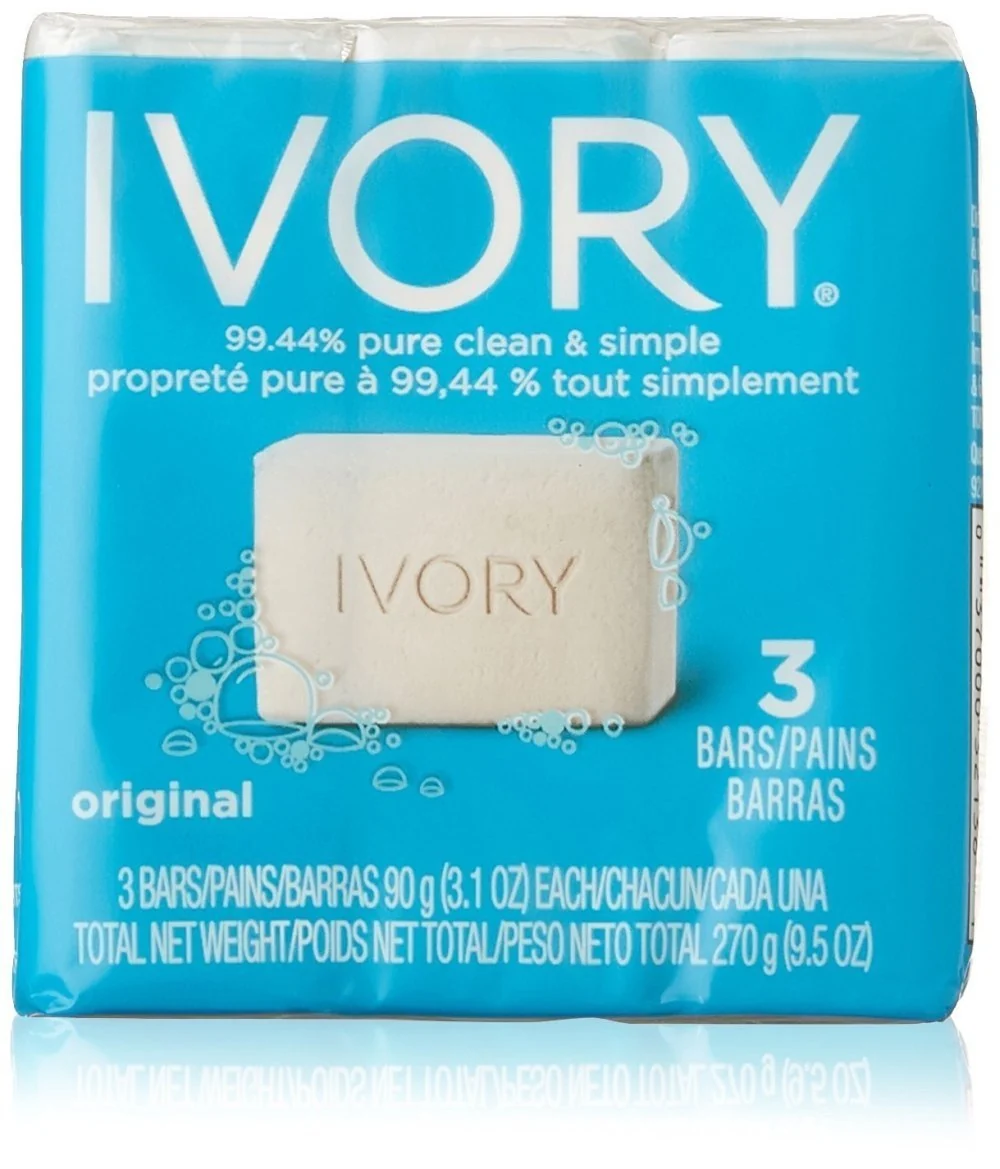 Environmentally Friendly Ivory Bar Soap 3.1 oz bars 3 ea Pack of 10 Organic