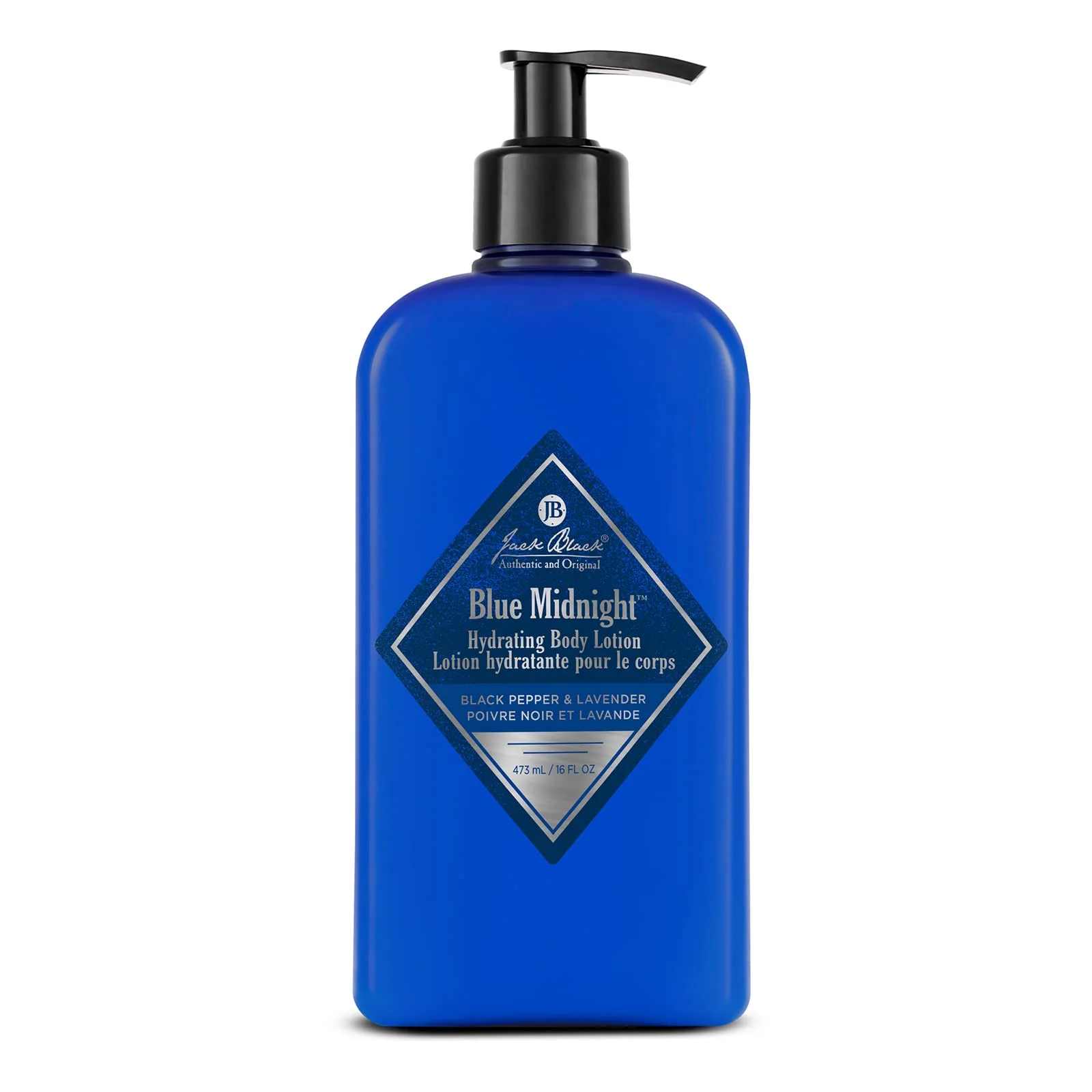Original Jack Black Blue Midnight Hydrating Body Lotion 16oz Safe