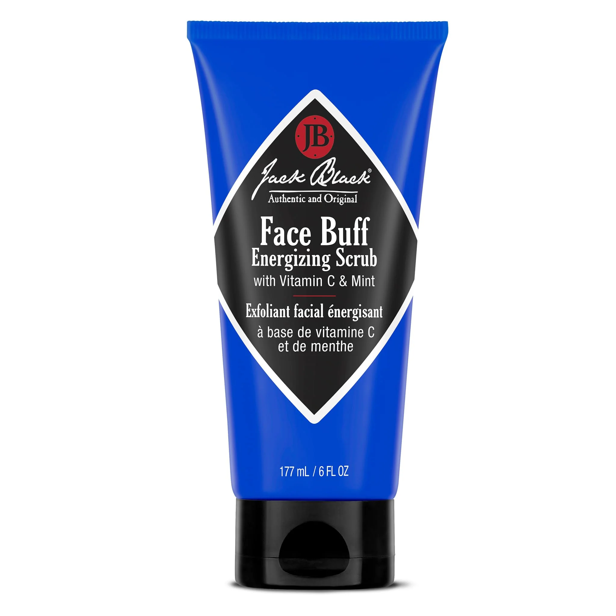 Contemporary Jack Black Face Buff Energizing Scrub 6 fl oz - Mens Facial Scrub Exfoliating Face Wash for Men Mens Skin Care and Facial Care Green