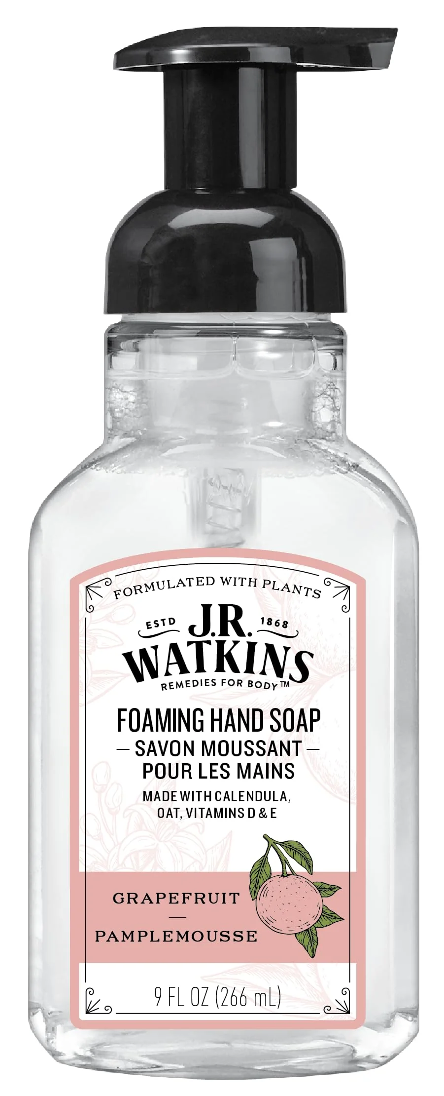Smart J R Watkins Foaming Grapefruit Hand Soap 9 Oz Powerful