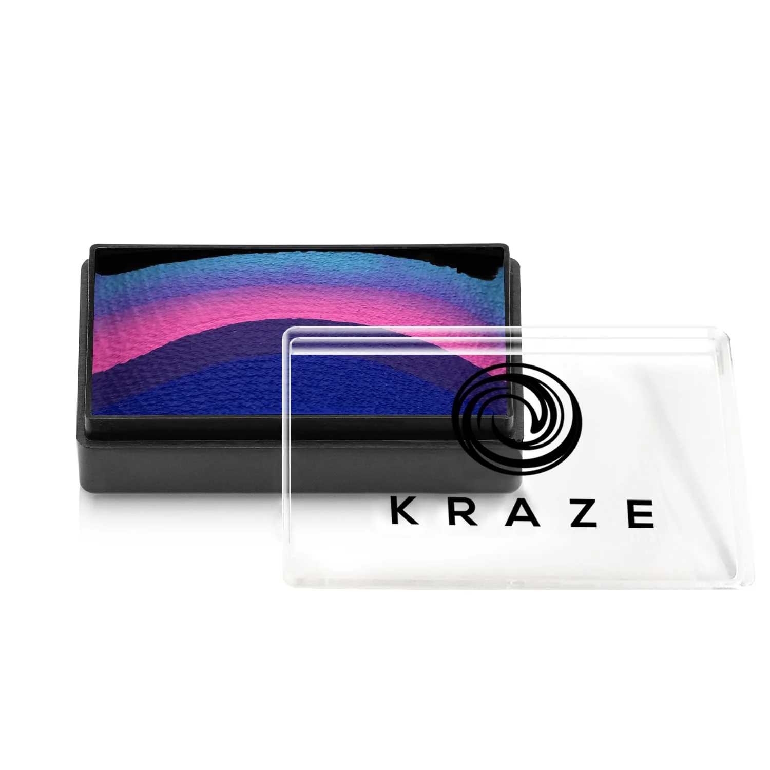 Authentic Kraze FX Dome Stroke - Galaxsia 25 gm Professional Face and Body Painting One Stroke Cake By Tamina Hypoallergenic Non-Toxic Water Activated Face Functional