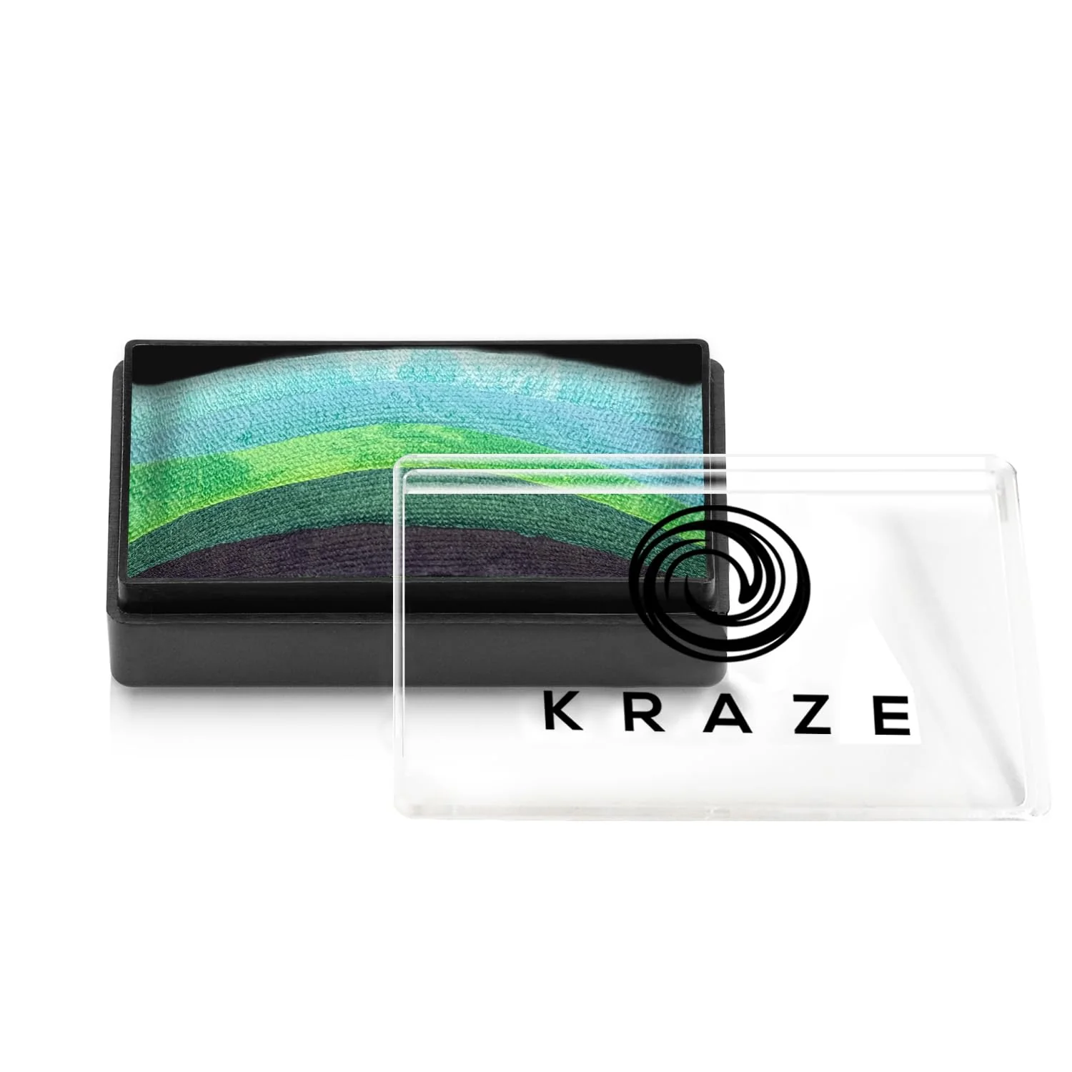 Expertly Made Kraze FX Dome Stroke - Spring Leaf by Linnea 25 gm Professional 1-Stroke Split Cake Hypoallergenic Non-Toxic Water Activated Face Body Elite