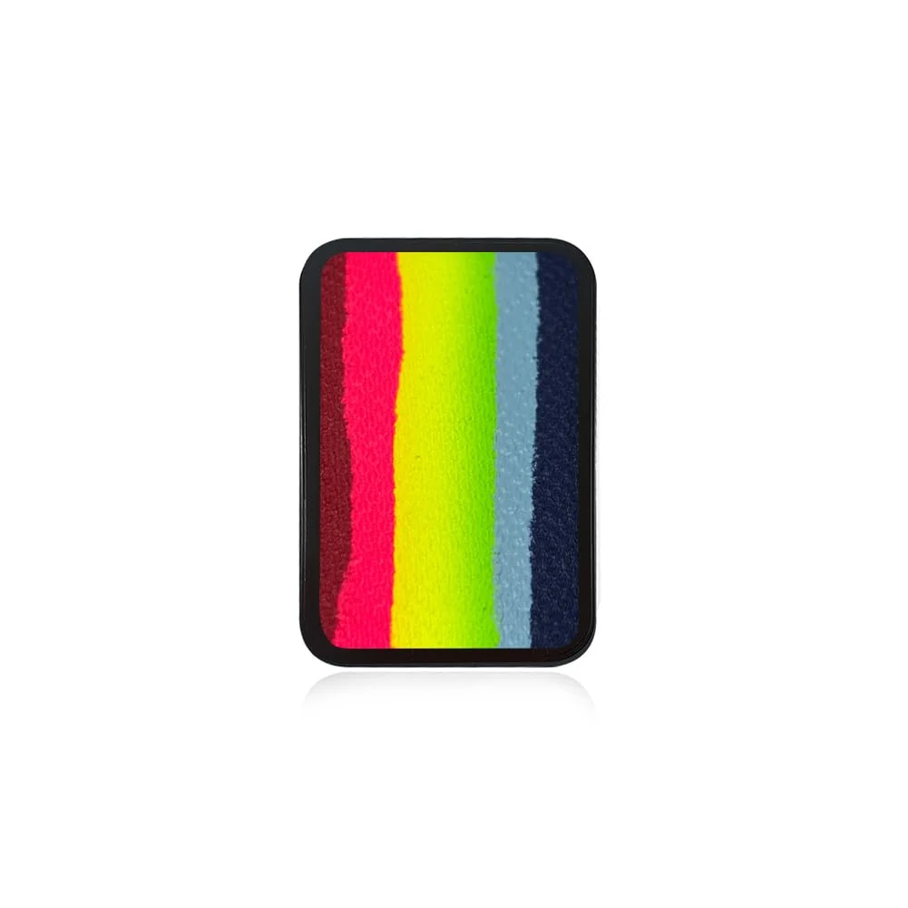 Specialty Kraze FX Rainbow Promise Face Paint Refill 10g by Jacqueline Howe - Split Cake - Red to Blue Gradient - for Bold Brilliant Palette Selected