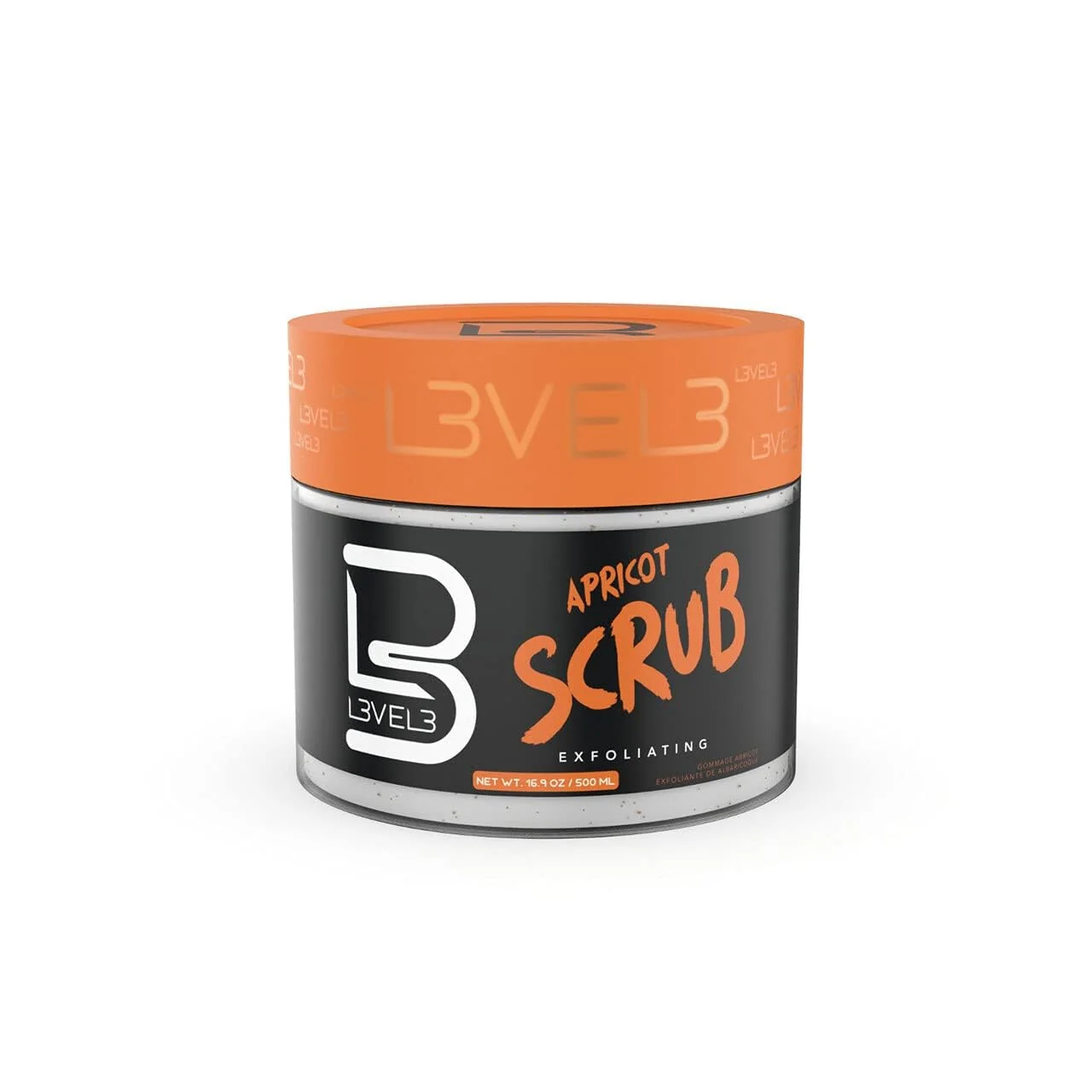 User-Friendly L3 - Level 3 Apricot Facial Scrub - Great for All Skin Types - Reduces Acne - Gentle and Effective Exfoliation - Reduces Potential Clogged Pores Artisan