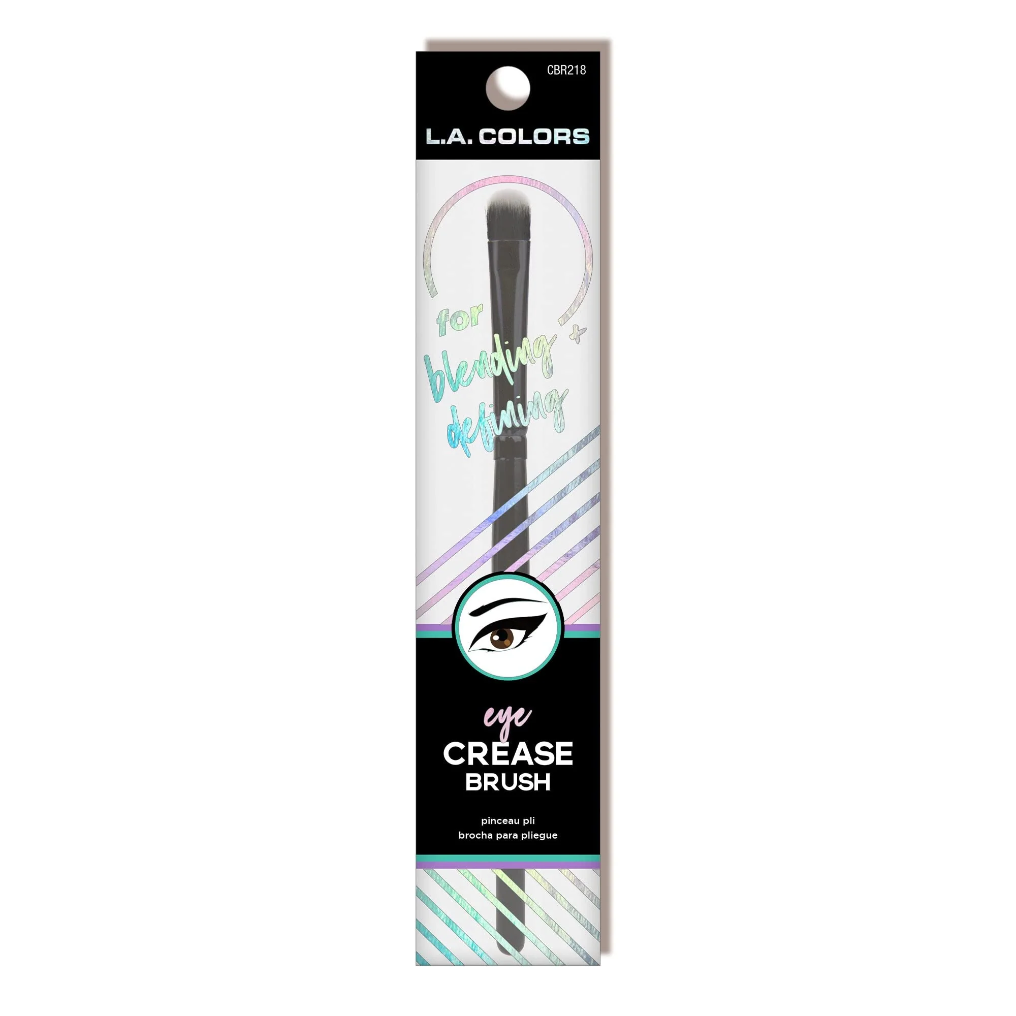 Premium Material L.A. COLORS Essential Eye Crease Brush Eye Crease Brush CBR218W Traditional