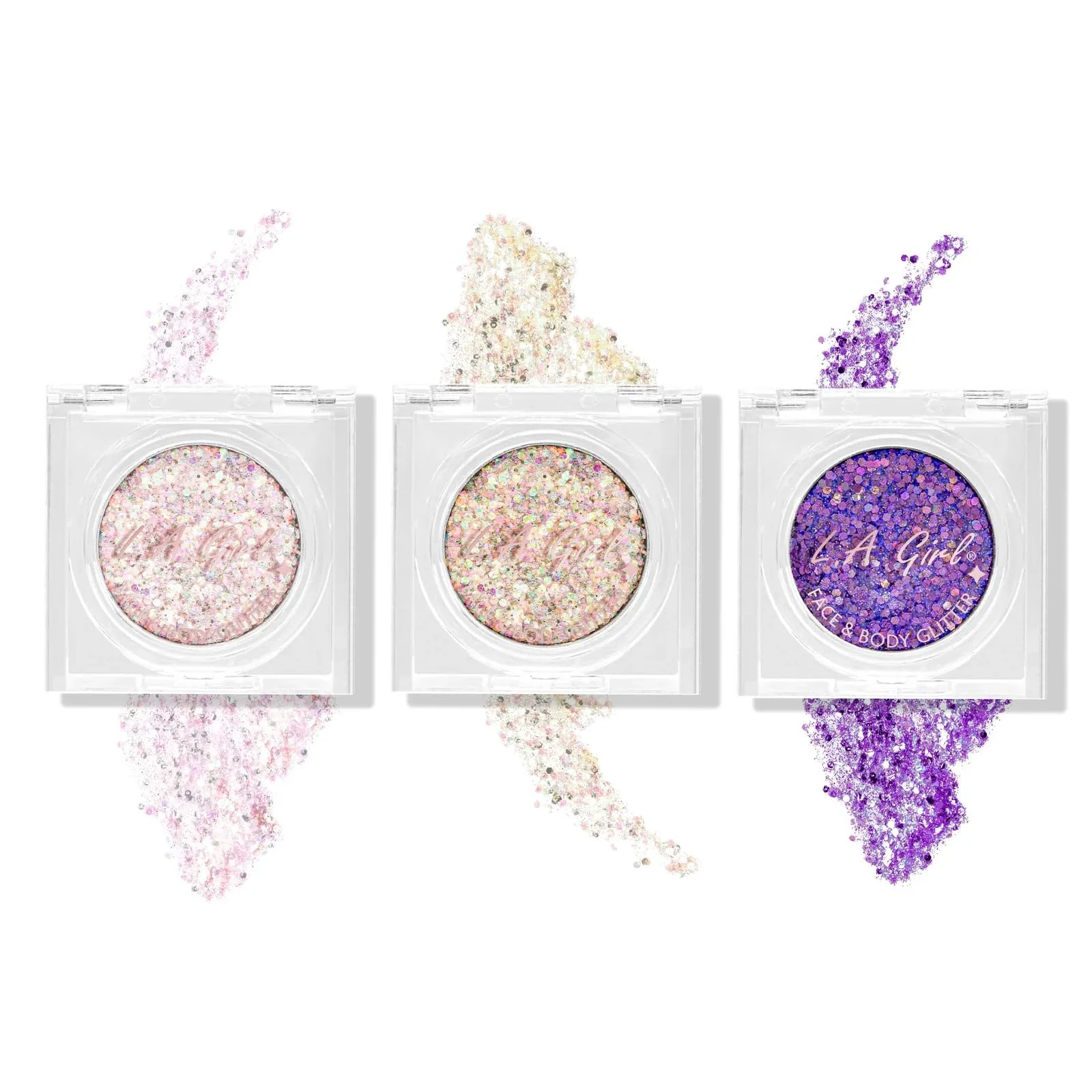 Proven L.A. Girl 3pc Glitter Face Body Gift Set G43388 Original Design