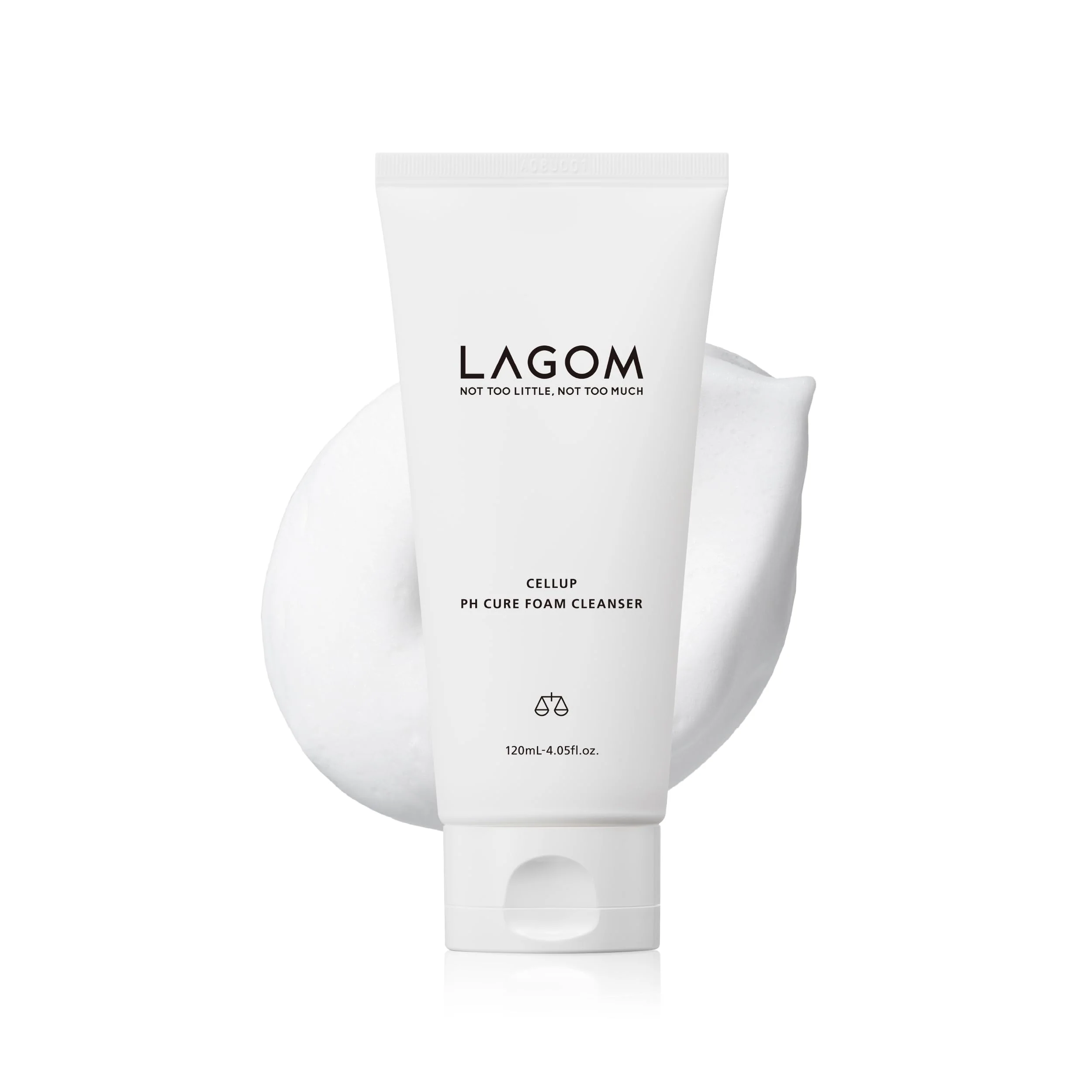 Outstanding LAGOM Cellup pH Cure Foam Cleanser Low pH Skin Barrier Protection Natural Deep Face Cleansing K-Skincare Mild 5.5 Subacid for Sensitive Skin Selected