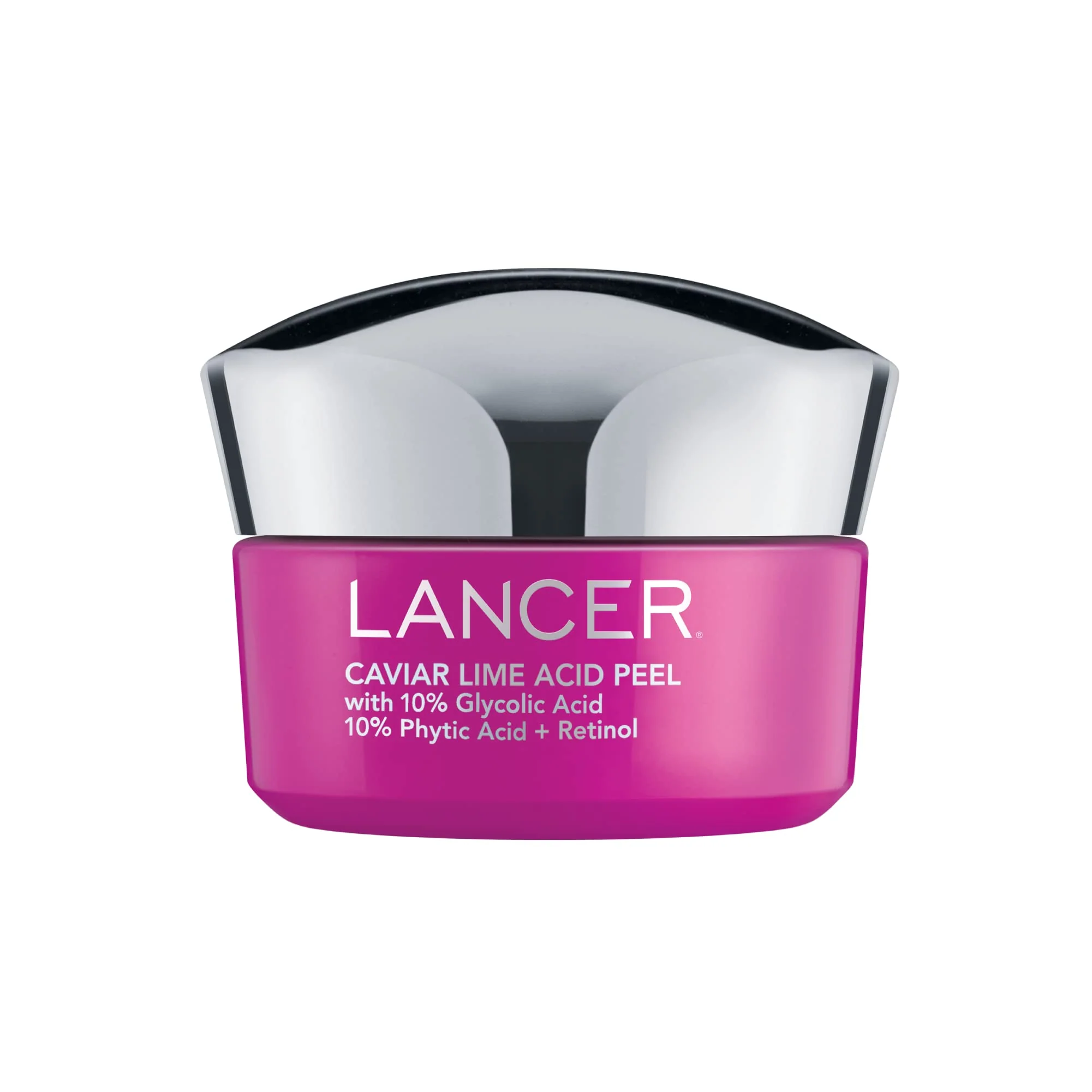 Sophisticated Lancer Skincare Caviar Lime Acid Retinol Peel Glycolic Acid Chemical Peel for Face Chemical Exfoliant for Dark Spots Dead Skin Remover 1.7 Traditional