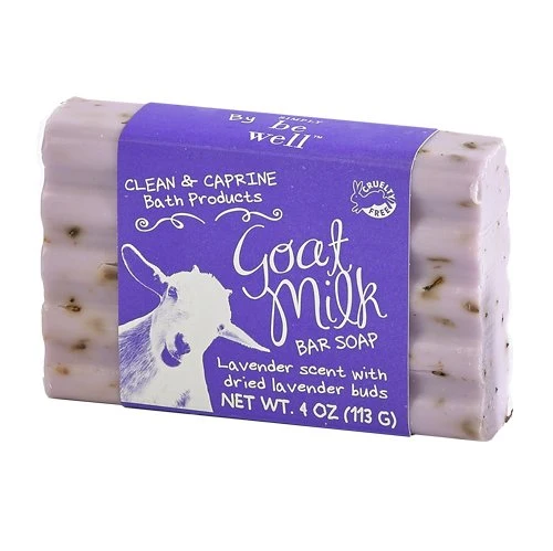 Pure Lavender Goat Milk Bar Soap 3-Pack Refined