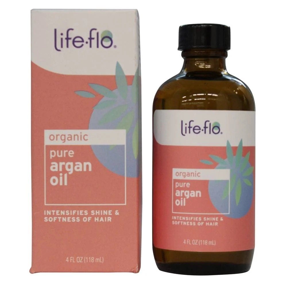 Breathable LIFE-FLO Pure Argan Oil Organic Cold Pressed Intensify Hair Shine and Softness Minimize Split Ends Skin Moisturizer 4oz Next-Generation