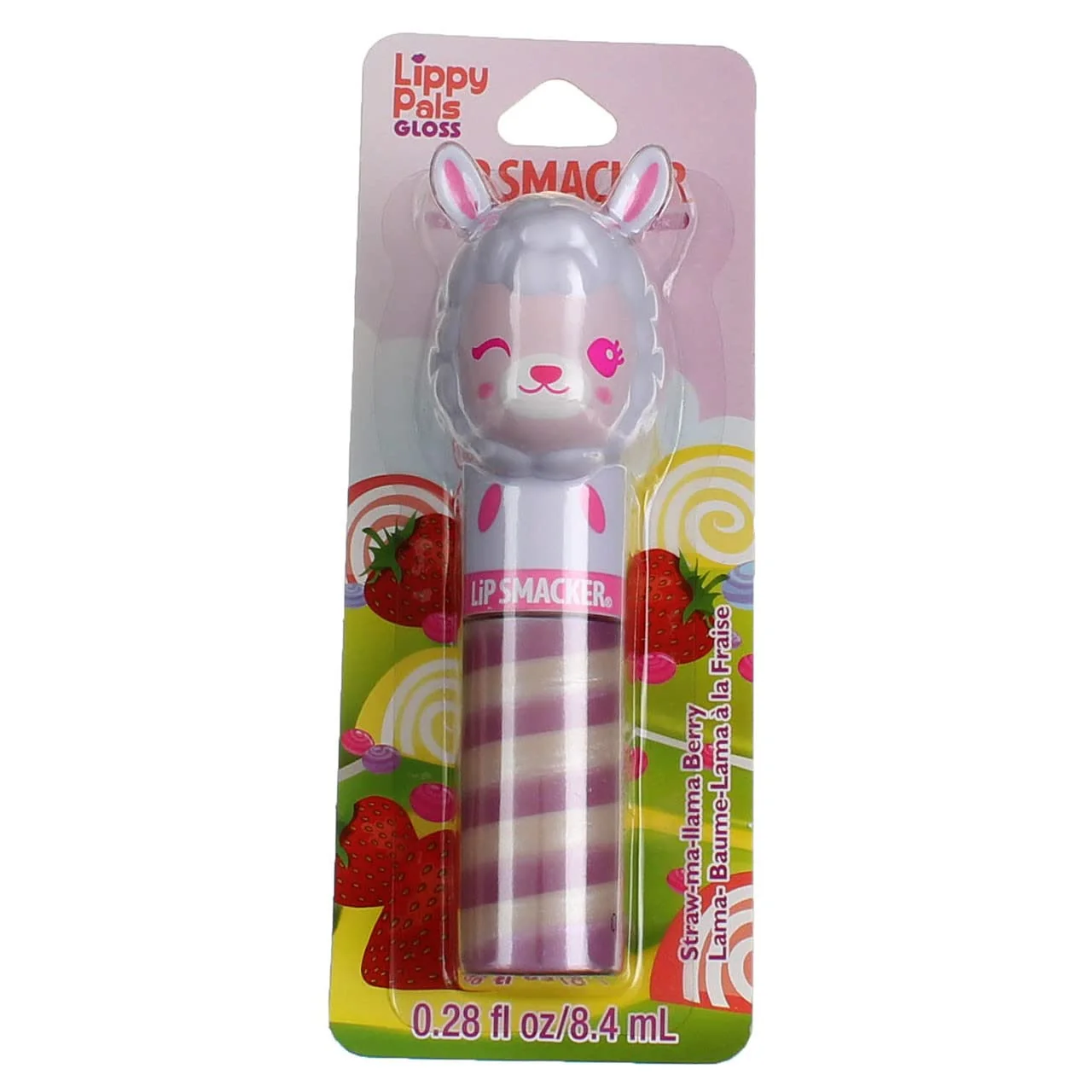 Specialty Lip Smacker Lippy Pals Swirls Llama Flavored Moisturizing Smoothing Soft Shine Lip Balm Hydrating Protecting Fun Tasty Glossy Finish High-Performance