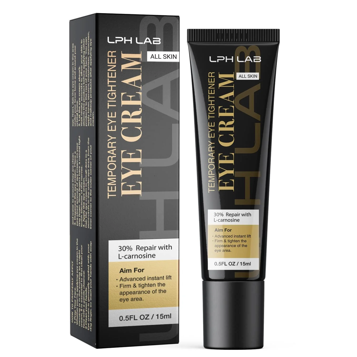 Minimalist LPH LAB Temporary Eye Tightener Eye Cream Instant Reduces Under-Eye Bags Dark Circles Puffiness Anti Aging Fine Lines Firm That Delicate Skin Top-Quality