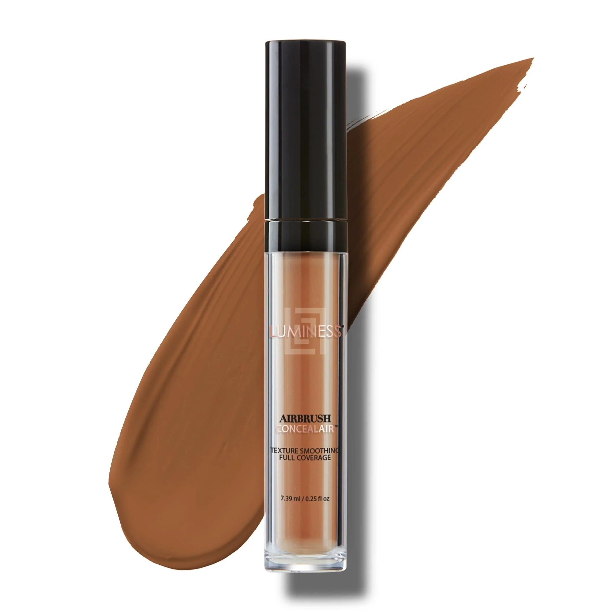 Healthy LUMINESS Under Eye Concealer for Dark Circles ConcealAir Warm Tan - Weightless Coverage Crease-Resistant Makeup Concealer to Even Out Skin Tones Organic