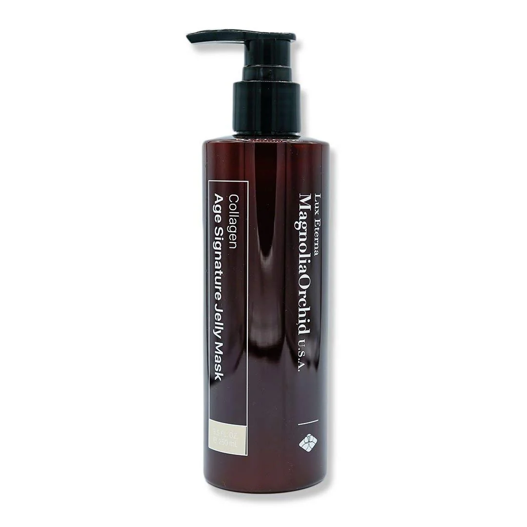 Next-Generation Magnolia Orchid Collagen Age Signature Jelly Mask for All Skin Types 8.5 Fl Oz 250 ml Flexible