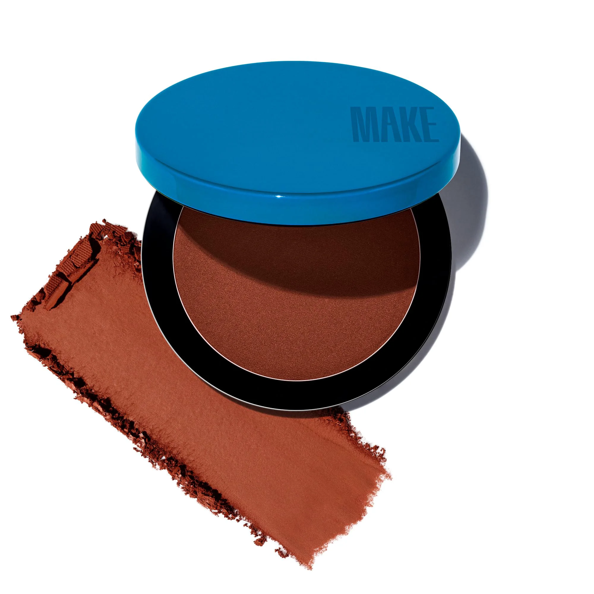 Contemporary MAKE Beauty Skin Mimetic Microsuede Bronzer Powder - Matte Bronzing Powder Contour Buildable Formula Non Comedogenic Long Lasting Color. Shade Lightweight