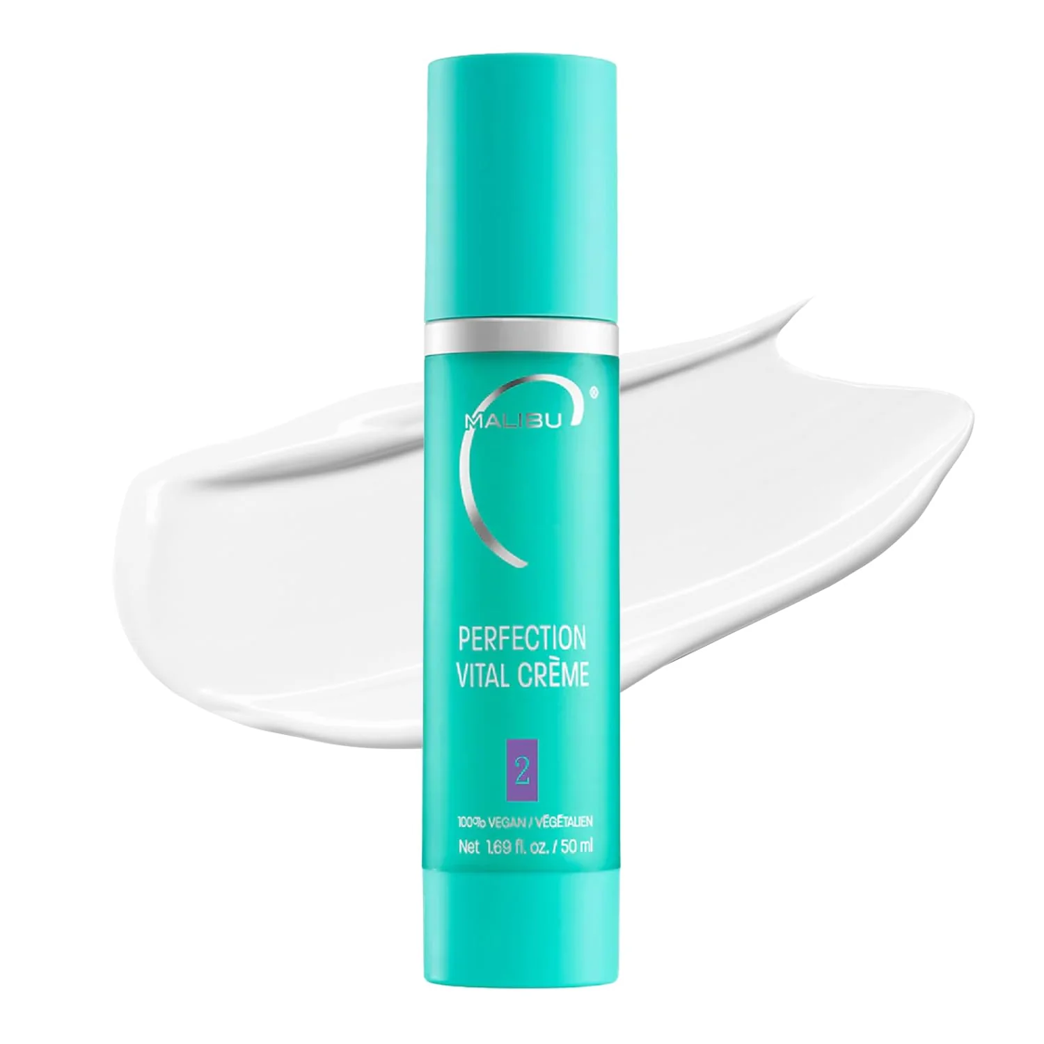 Carefully Designed Malibu C ion Vital Crème - Daily Face Moisturizer for Dry Skin with Peptide Pro Vitamin B5 - Hydrating Moisturizer for Fine Lines Wrinkles Easy-to-Use