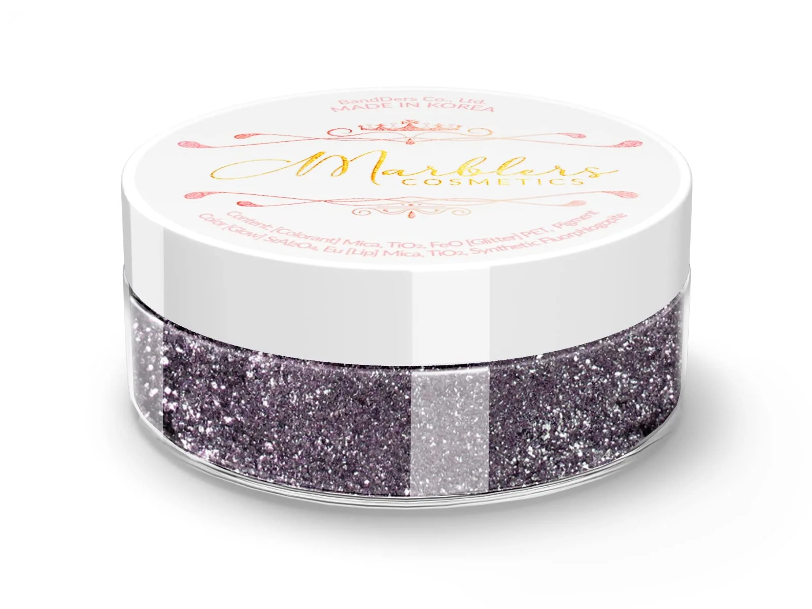 Innovative MARBLERS Chunky Natural Mica Powder Ash Lilac Pearl 0.11oz 3g Highly Pigmented Non-Toxic Vegan Cruelty- Eyeshadow Body Butter Nail Artisan