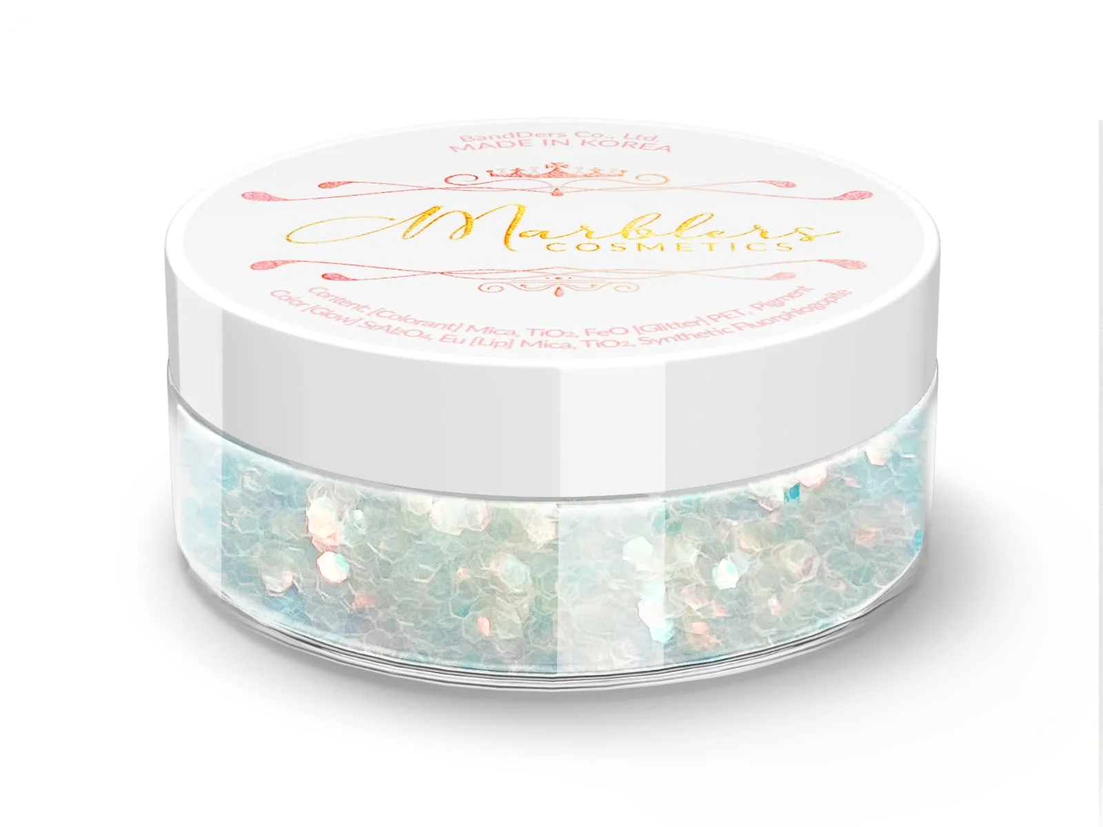 Contemporary MARBLERS Chunky Rainbow Face Body Glitter Blue Gold 0.18oz 5g Chunky Chopped Flake Non-Toxic Vegan Cruelty- Festival Rave Top-Quality