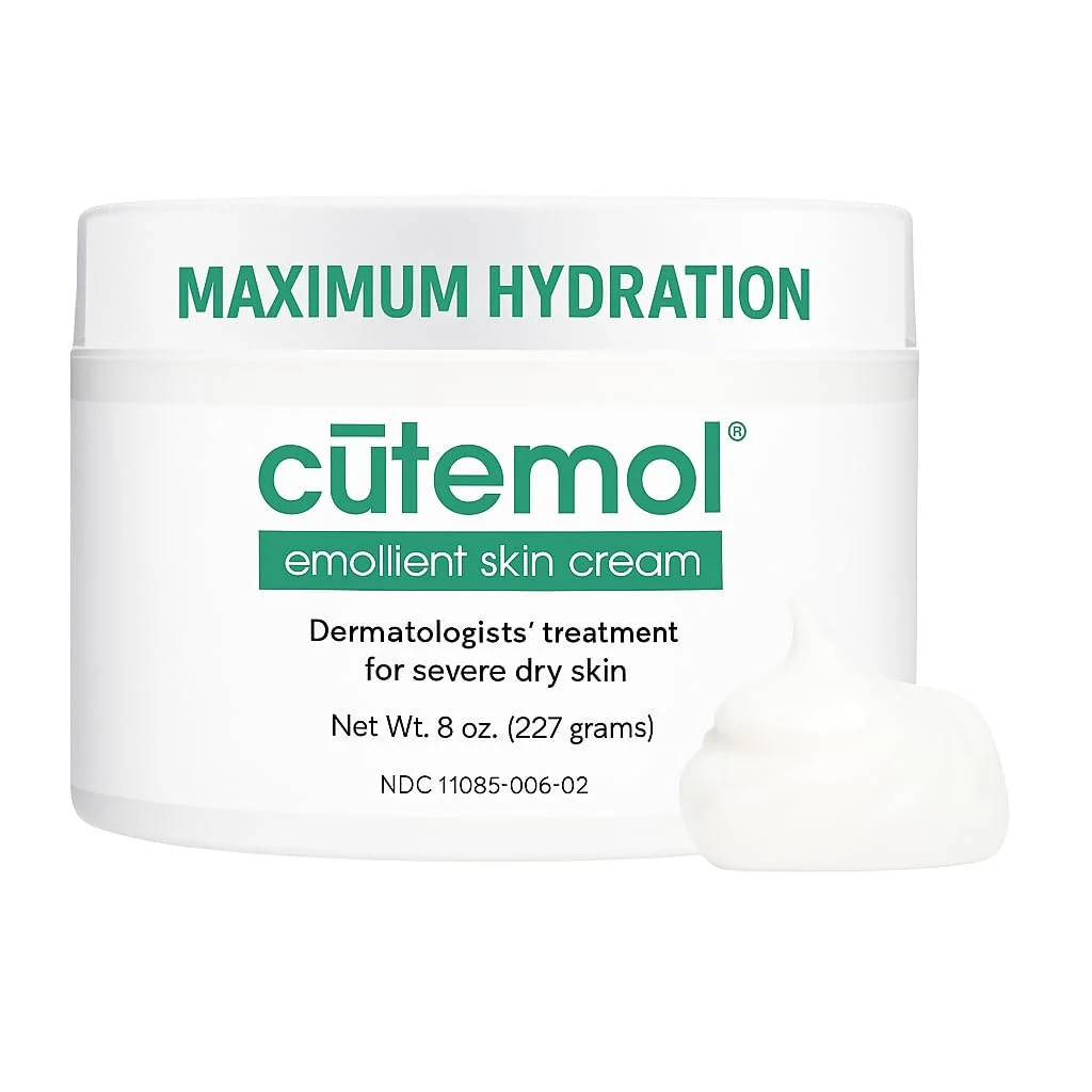 Classic Cutemol Emollient Moisturizing Cream - Serious Moisturizer Lotion Balm for Recovering Dry Damaged Skin - Hydration for Cracked Hands and Feet Relaxed