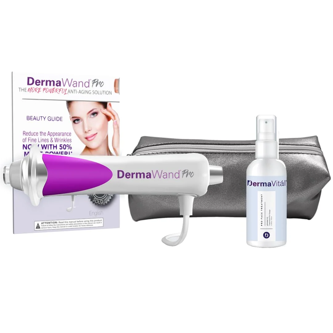 Green Derma Wand Pro Anti-Aging System - Portable Handheld Skincare Therapy Machine - Extra Strength Expertly Made
