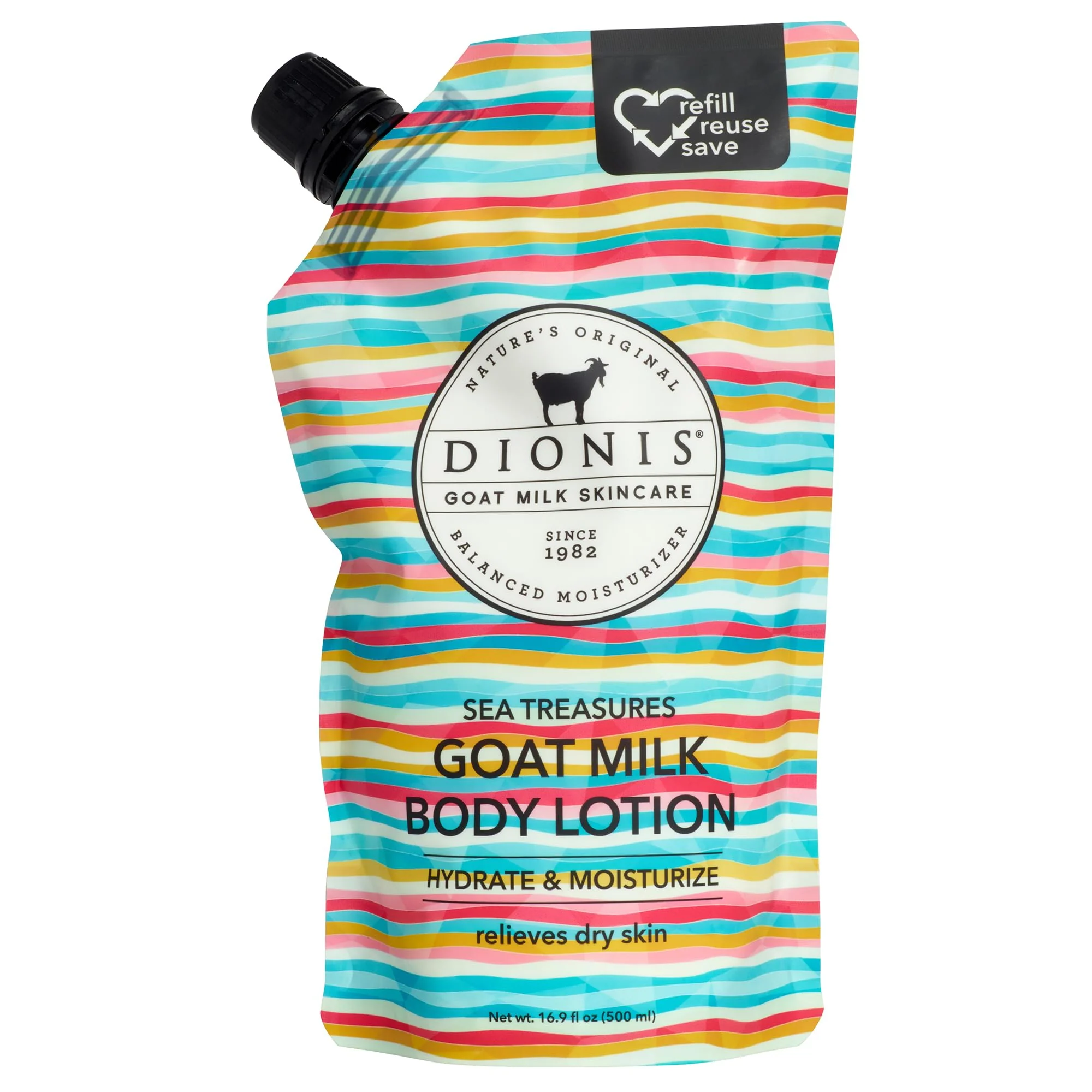 High-Grade Dionis Sea Treasures Goat Milk Body Lotion Refill Pouch 20 Fl Oz Pack of 1 Responsible