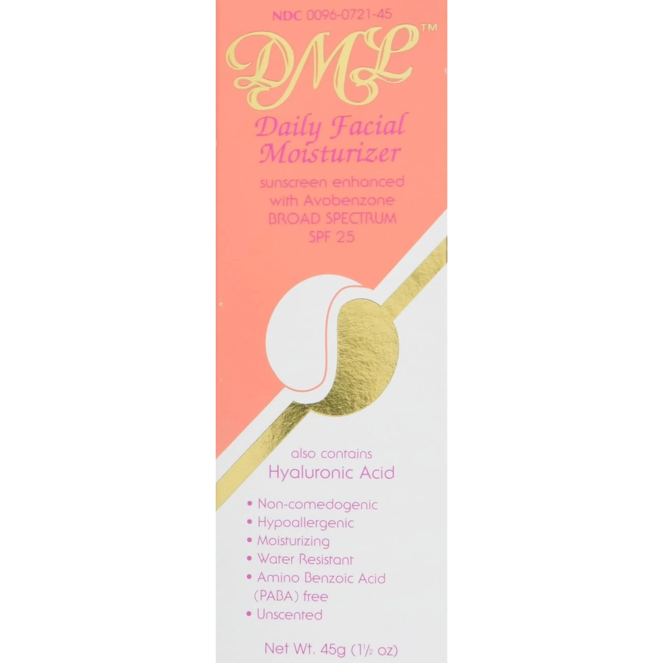 Stylish DML Facial Moisturizer Cream with SPF25 1.5oz Traditional