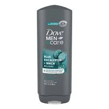 Modern Dove Men Care Blue Eucalyptus Birch 24hr Nourishing Micromoisture Body Face Wash 18 fl oz 532 mL Classic