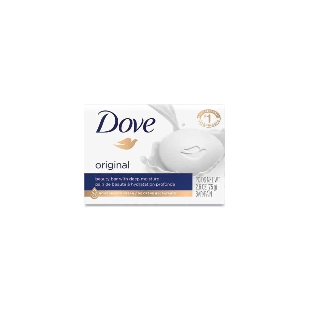 Unique Dove White Beauty Bar with Deep Moisture 2.6 oz Pack of 3 Dependable