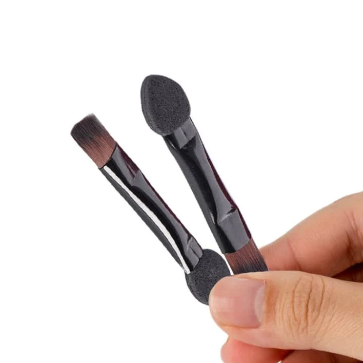 Excellent Duehut HLLMX 20 PCS Double Sided Eye Shadow Sponge Applicator Makeup Brushes Travel Eyeshadow Applicator Makeup Tool Black Official