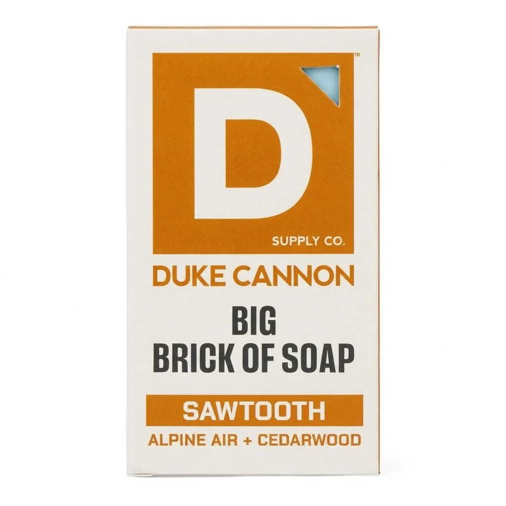 Fine Crafted Duke Cannon Supply Co. Extra Large Bar Soap - Men's Natural Bar Soap with Masculine Scents - Made in the USA with Domestic Globally Sourced Solid