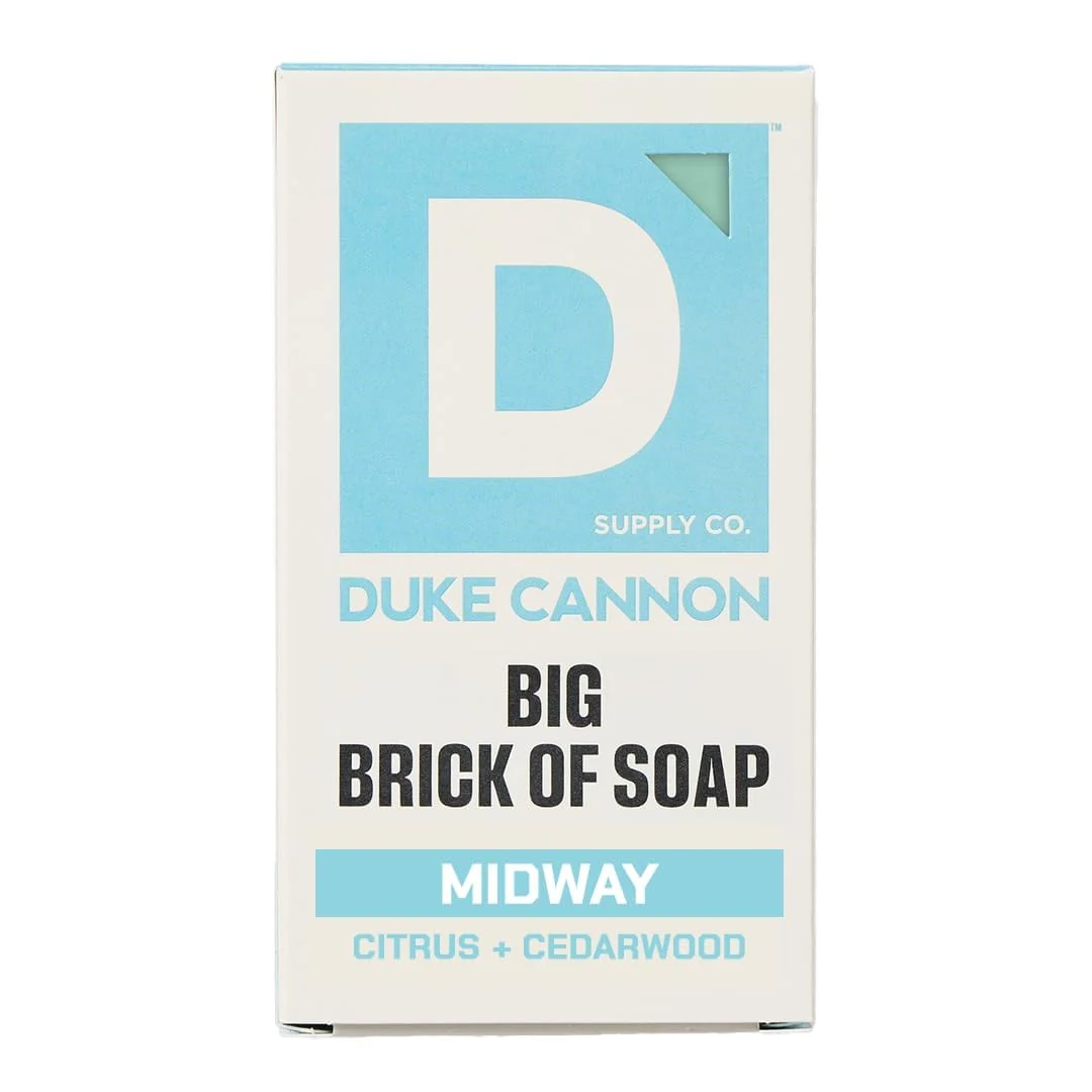 Consistent Duke Cannon Supply Co. Extra Large Bar Soap - Men's Natural Soap with Masculine Scents - Citrus Cederwood - Made in the USA with domestic globally Reliable